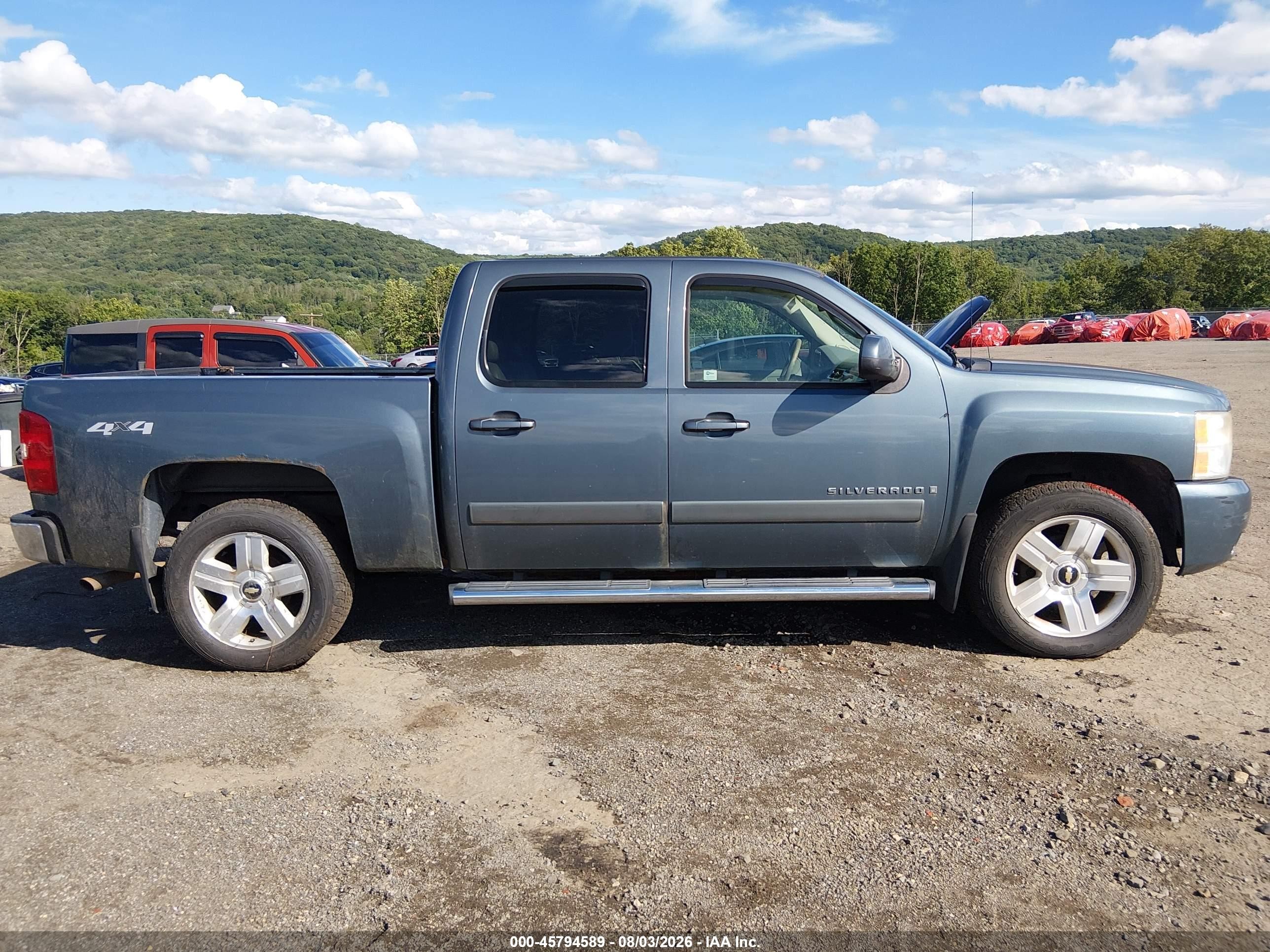 2008 Chevrolet Silverado 1500 Ltz Blue vin: 2GCEK133781131941