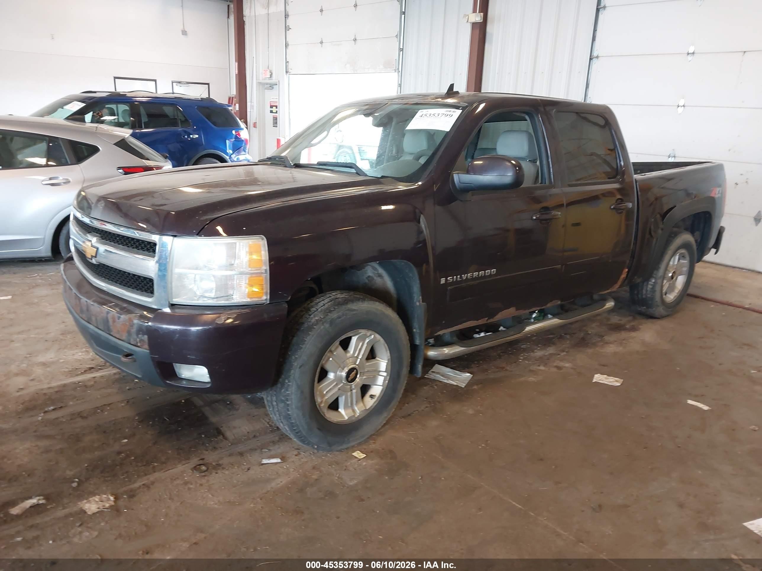 2008 Chevrolet Silverado 1500 Ltz Black vin: 2GCEK133781265624