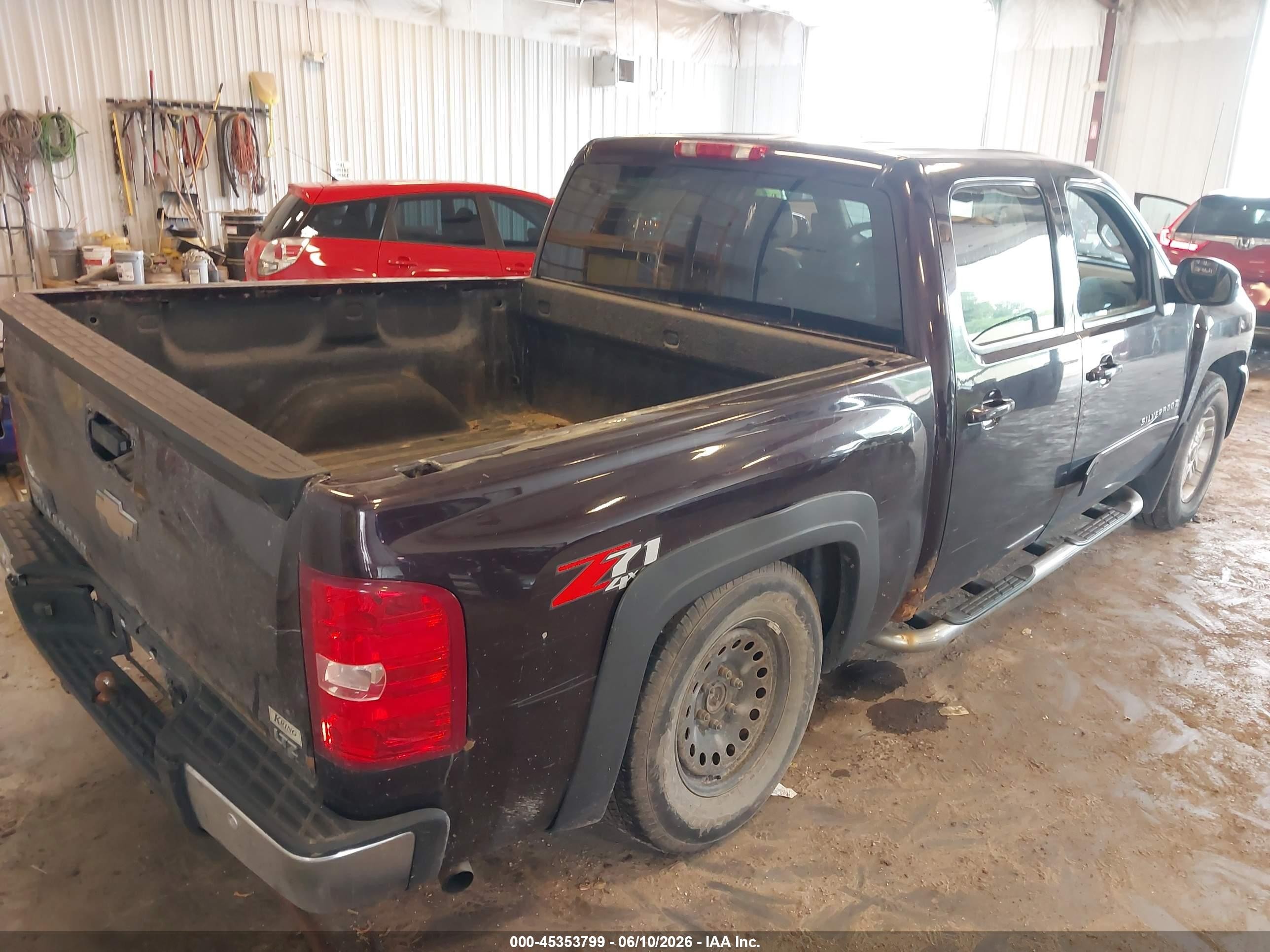 2008 Chevrolet Silverado 1500 Ltz Black vin: 2GCEK133781265624