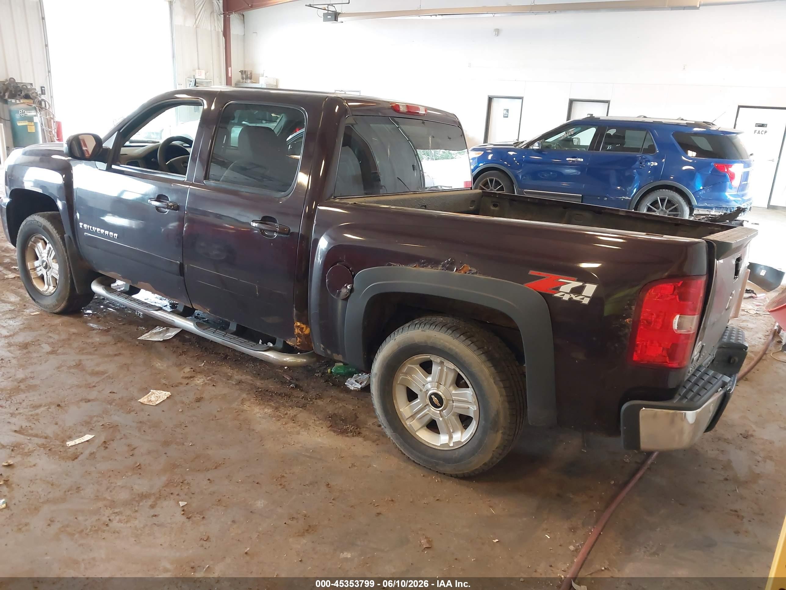 2008 Chevrolet Silverado 1500 Ltz Black vin: 2GCEK133781265624