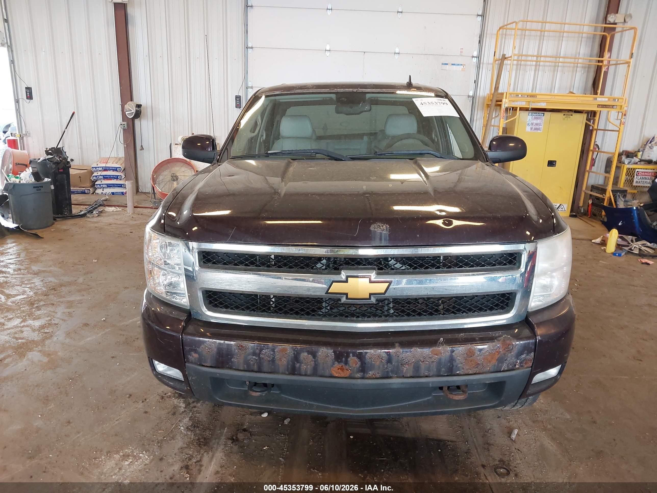2008 Chevrolet Silverado 1500 Ltz Black vin: 2GCEK133781265624