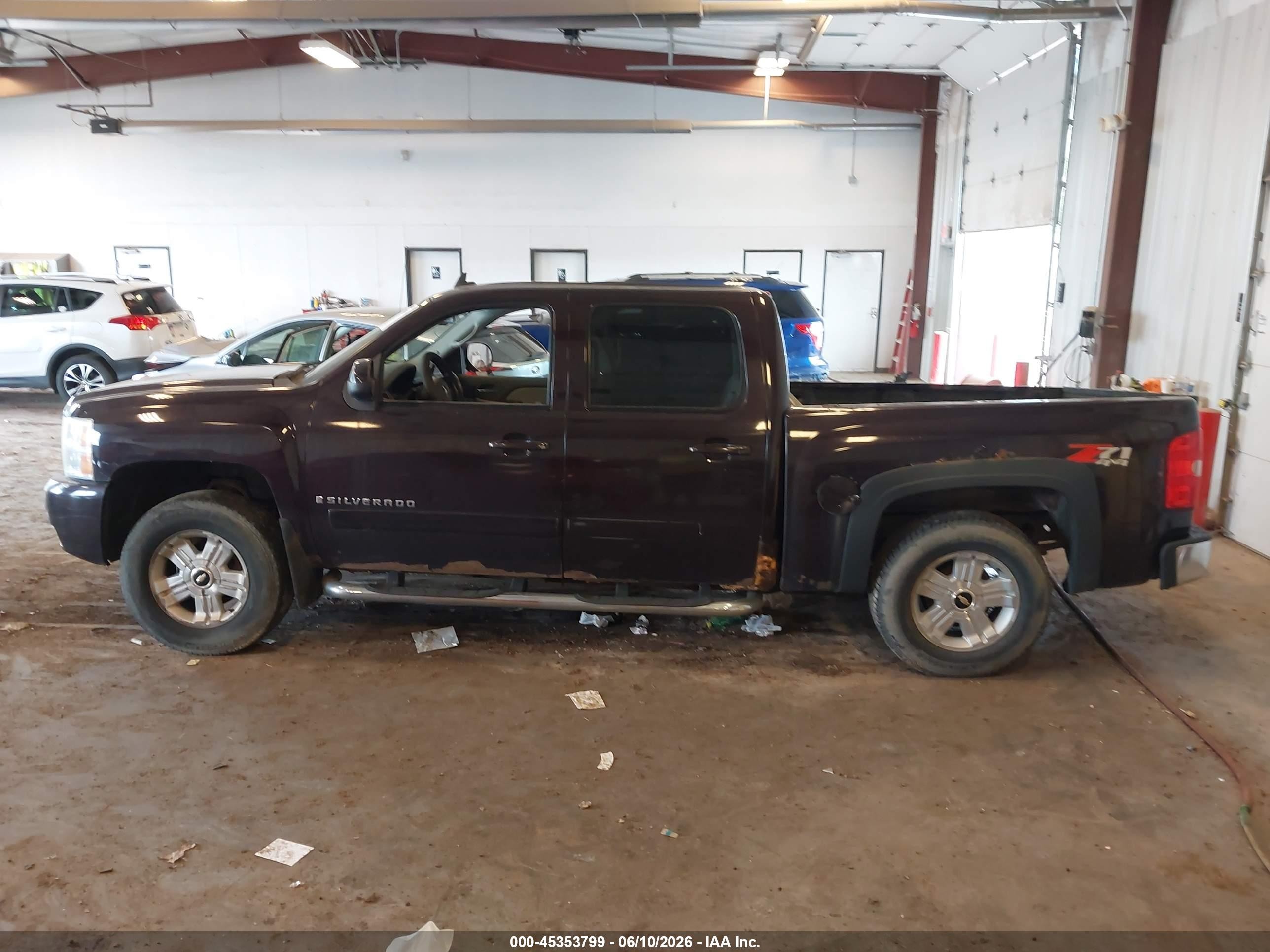 2008 Chevrolet Silverado 1500 Ltz Black vin: 2GCEK133781265624