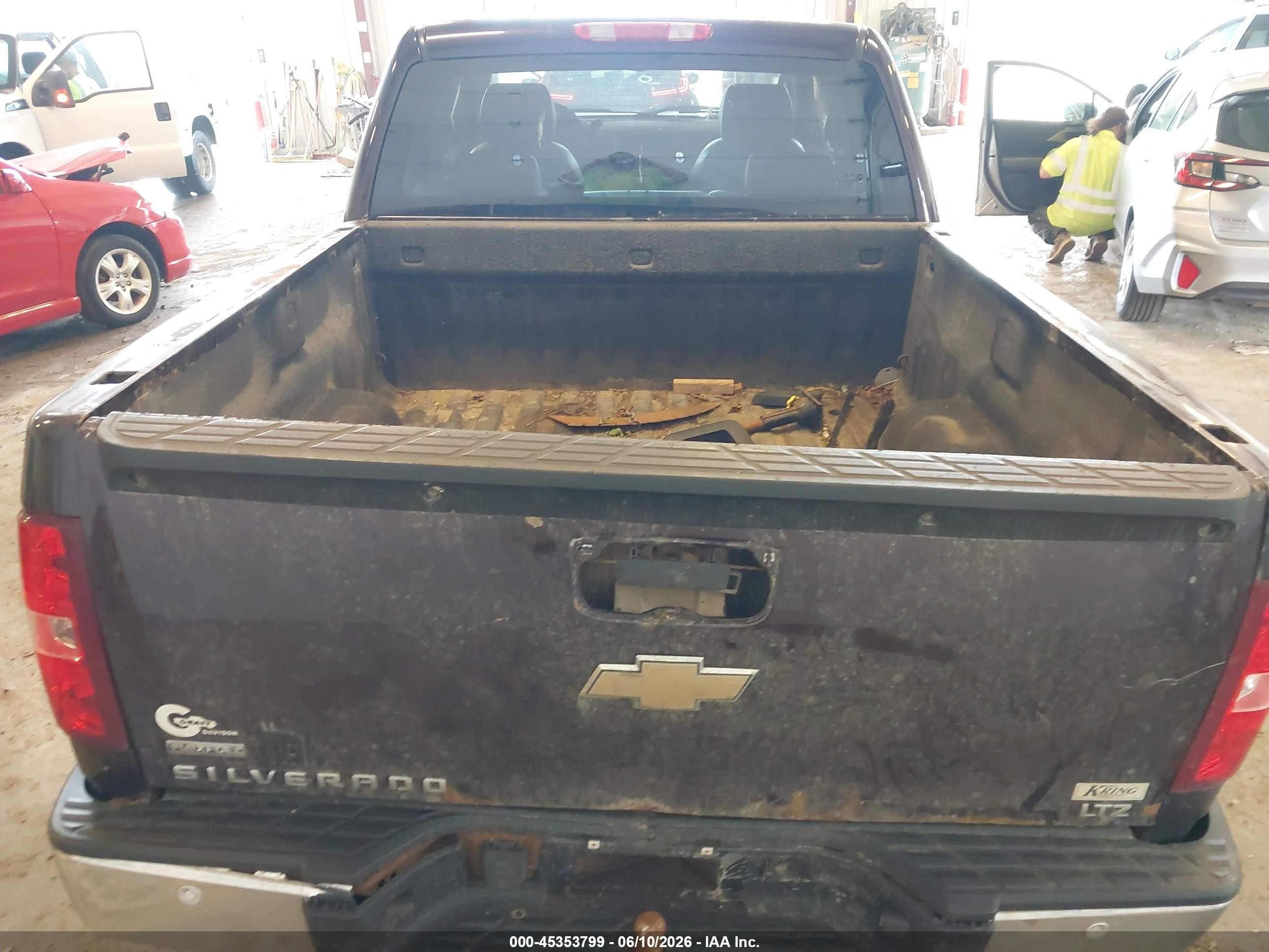 2008 Chevrolet Silverado 1500 Ltz Black vin: 2GCEK133781265624