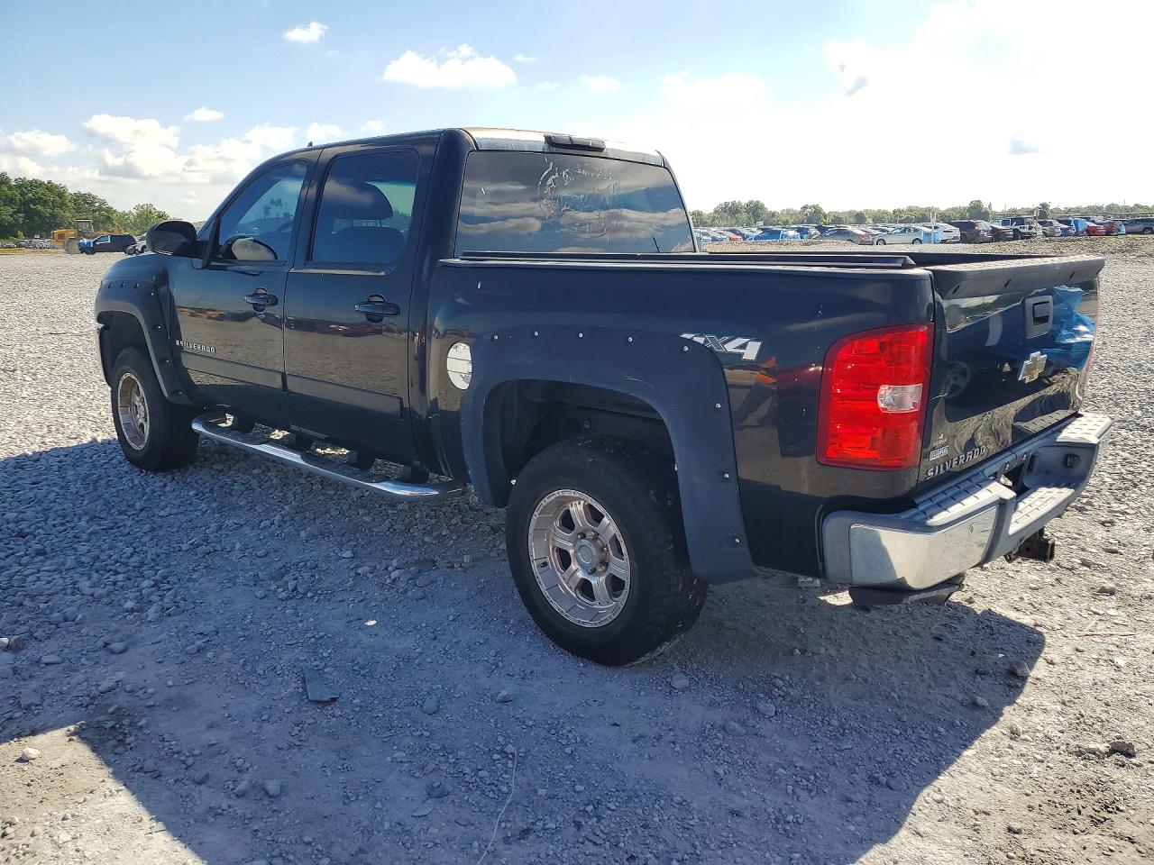 2007 Chevrolet Silverado K1500 Crew Cab Black vin: 2GCEK133971655980