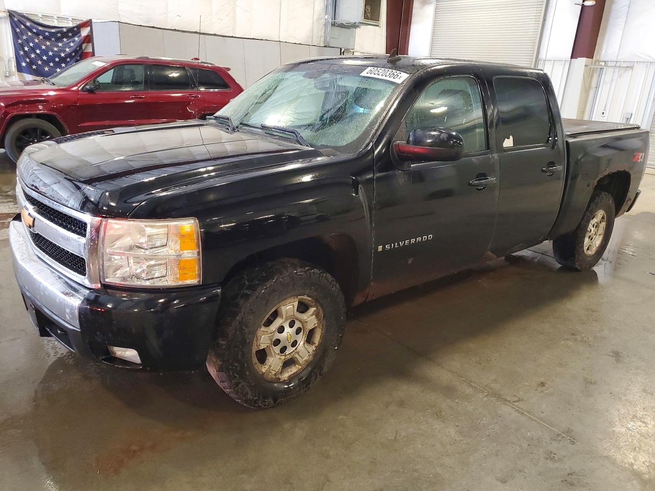 2008 Chevrolet Silverado K1500 Черный vin: 2GCEK133981169588