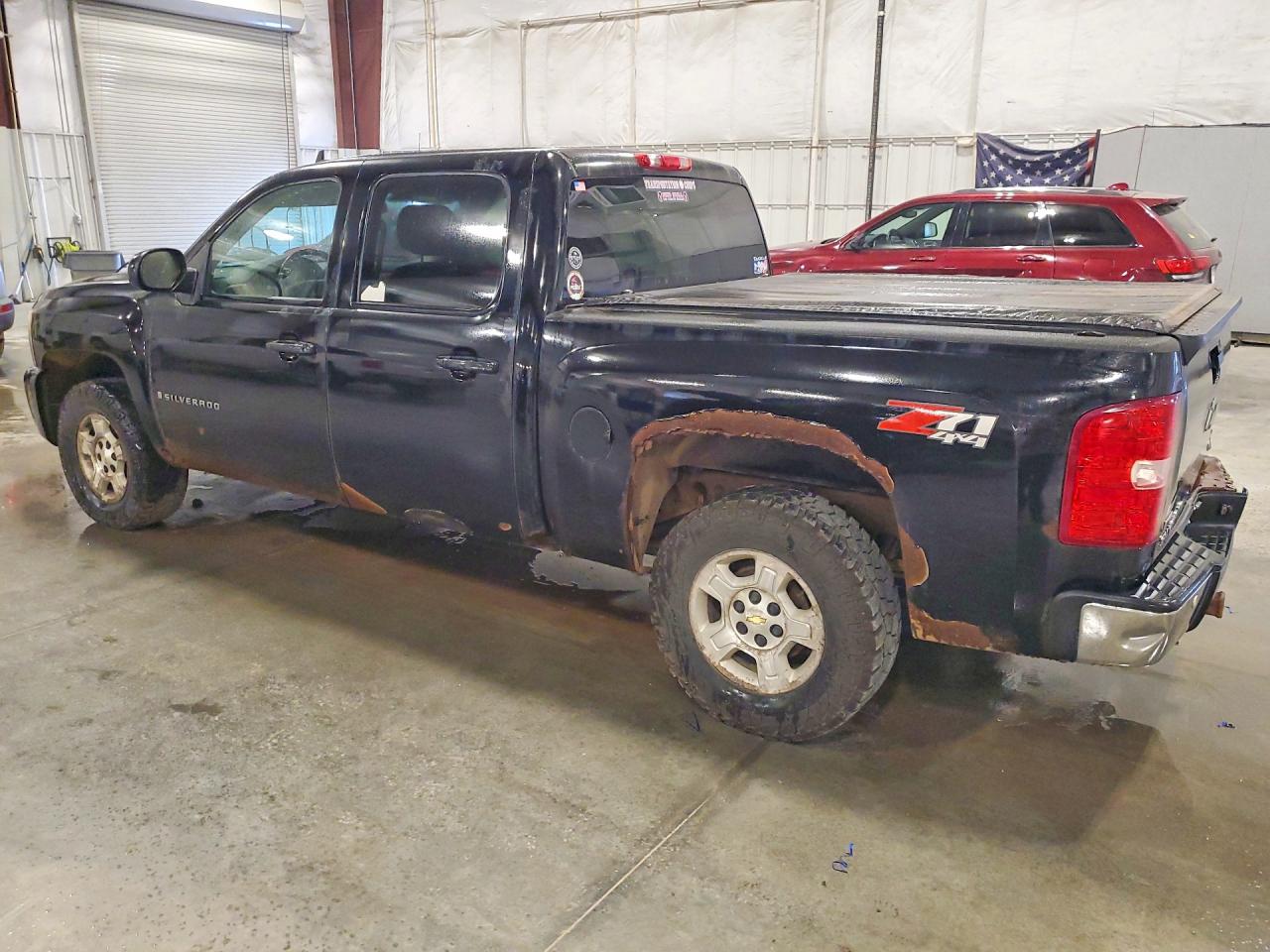 2008 Chevrolet Silverado K1500 Black vin: 2GCEK133981169588
