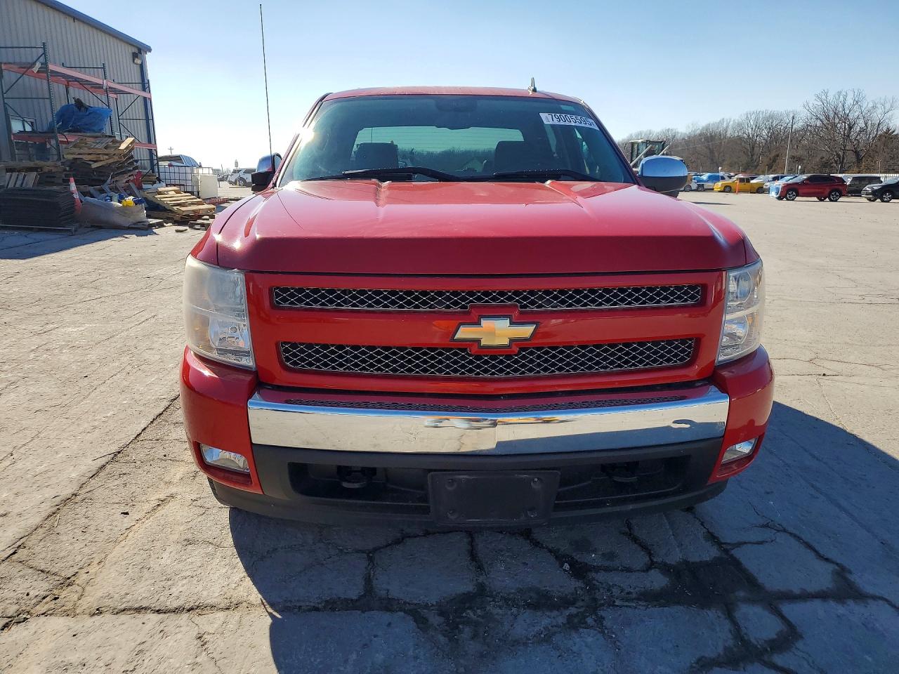 2008 Chevrolet Silverado K1500 Red vin: 2GCEK133981189713
