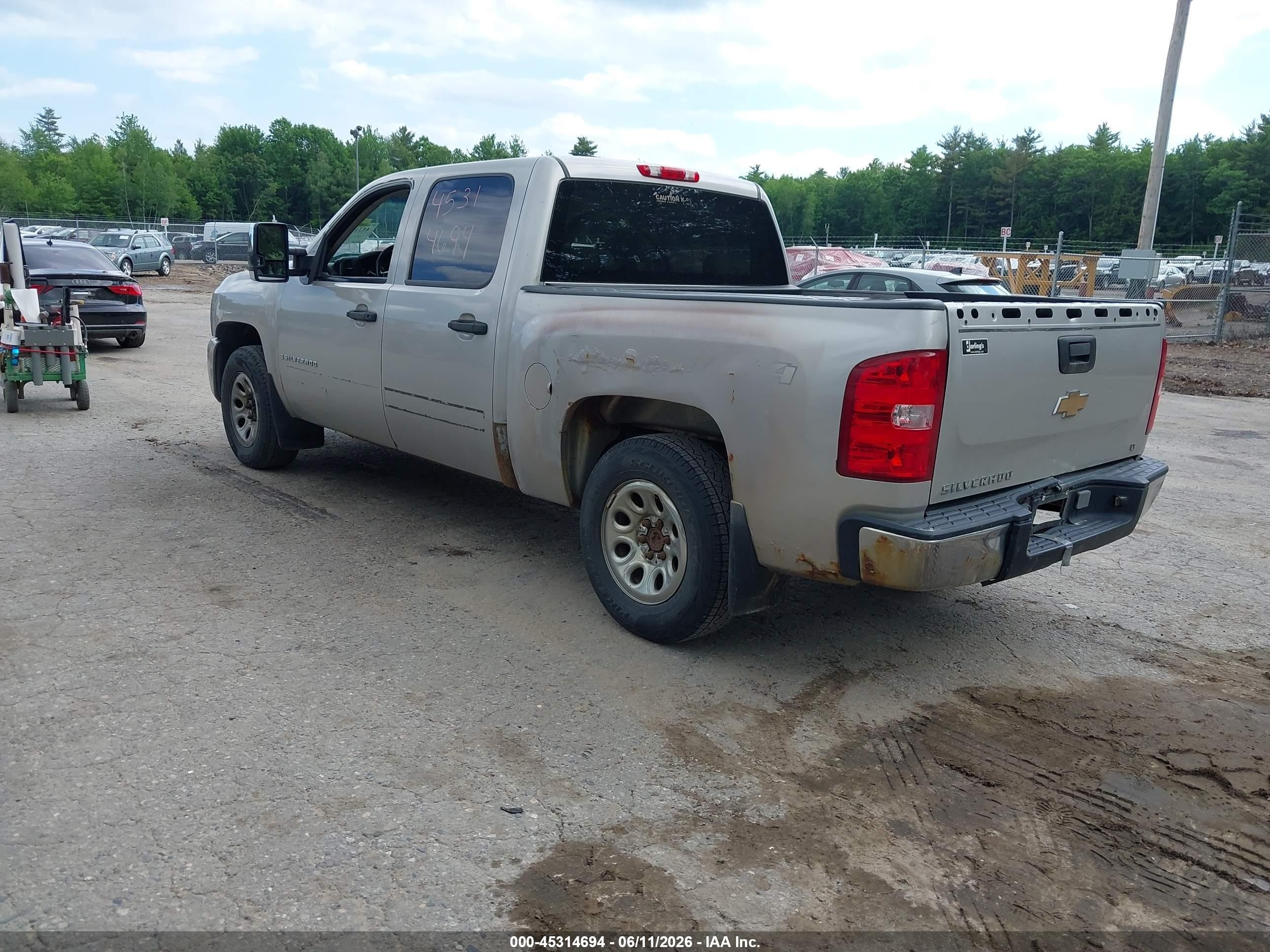 2007 Chevrolet Silverado 1500 Lt1 Silver vin: 2GCEK13C071605520