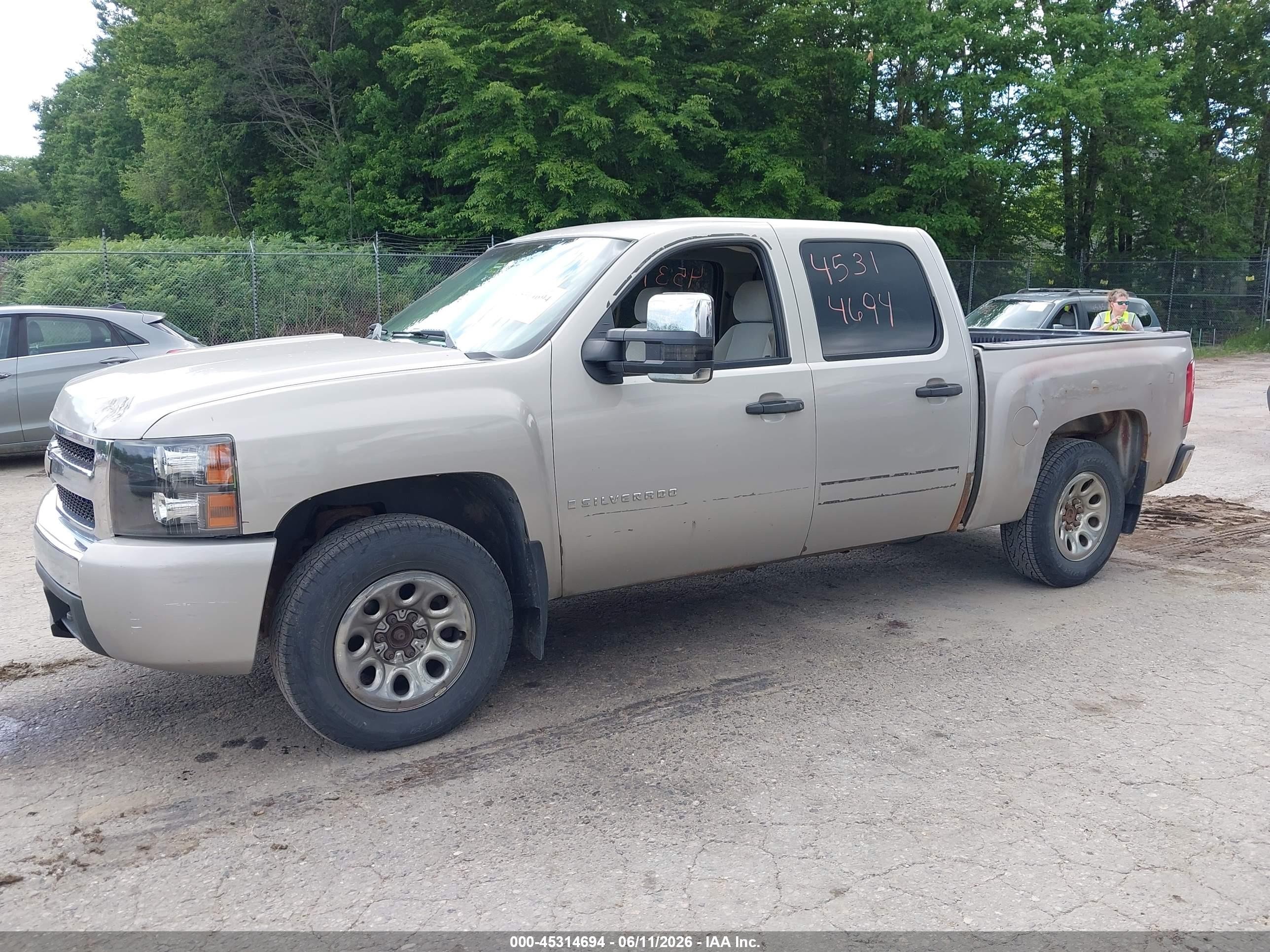 2007 Chevrolet Silverado 1500 Lt1 Silver vin: 2GCEK13C071605520