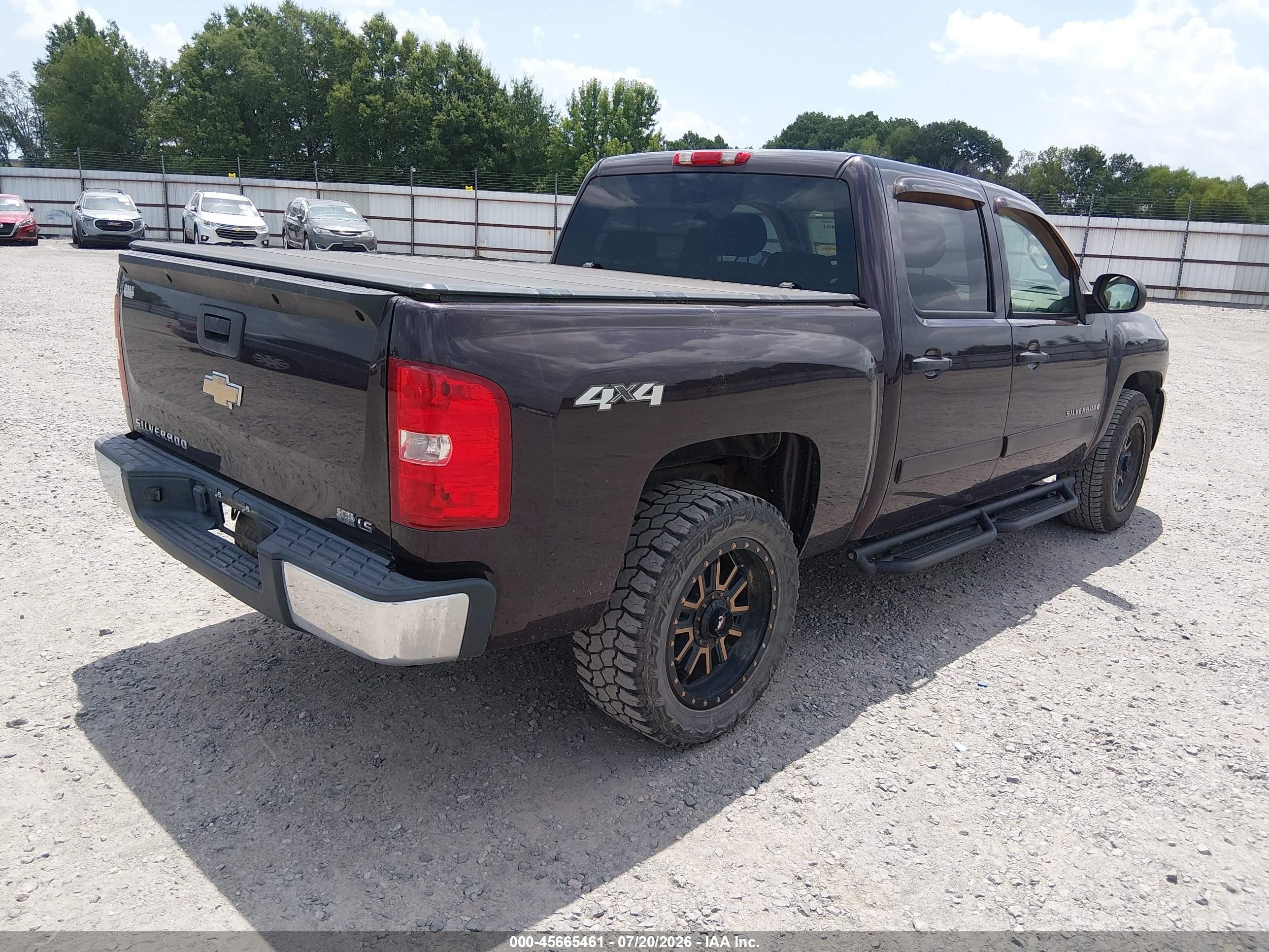 2008 Chevrolet Silverado 1500 Ls Burgundy vin: 2GCEK13C081259907