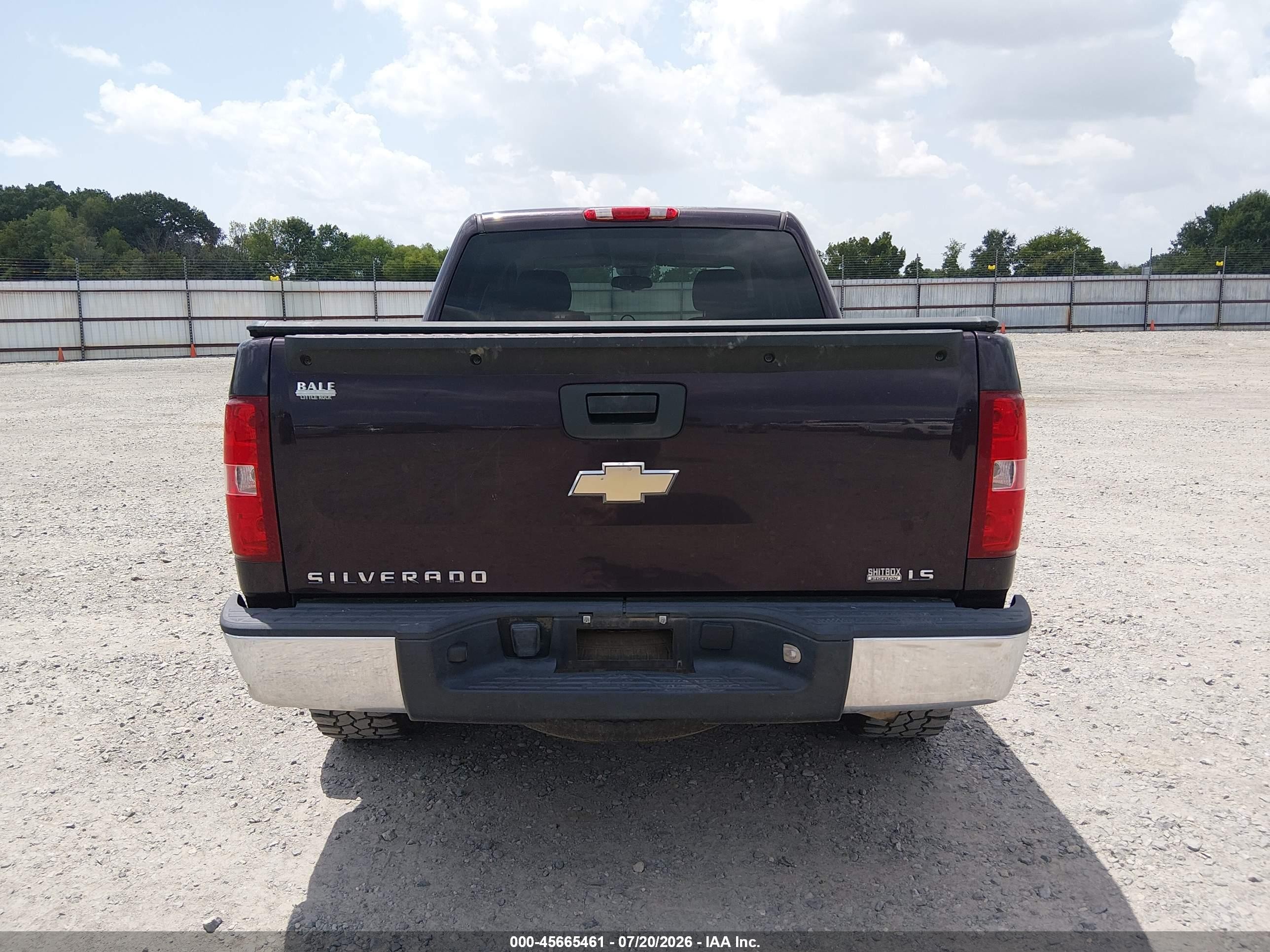 2008 Chevrolet Silverado 1500 Ls Burgundy vin: 2GCEK13C081259907