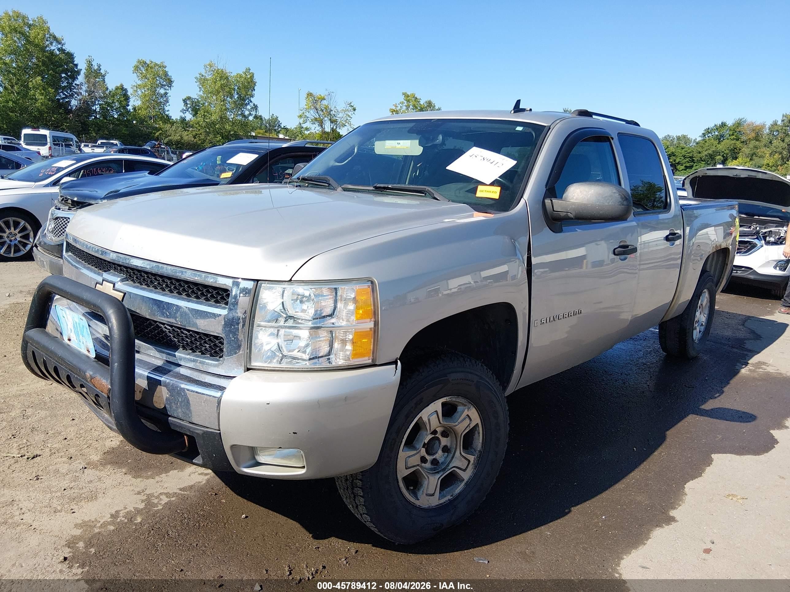 2007 Chevrolet Silverado 1500 Lt1 Silver vin: 2GCEK13C171652054