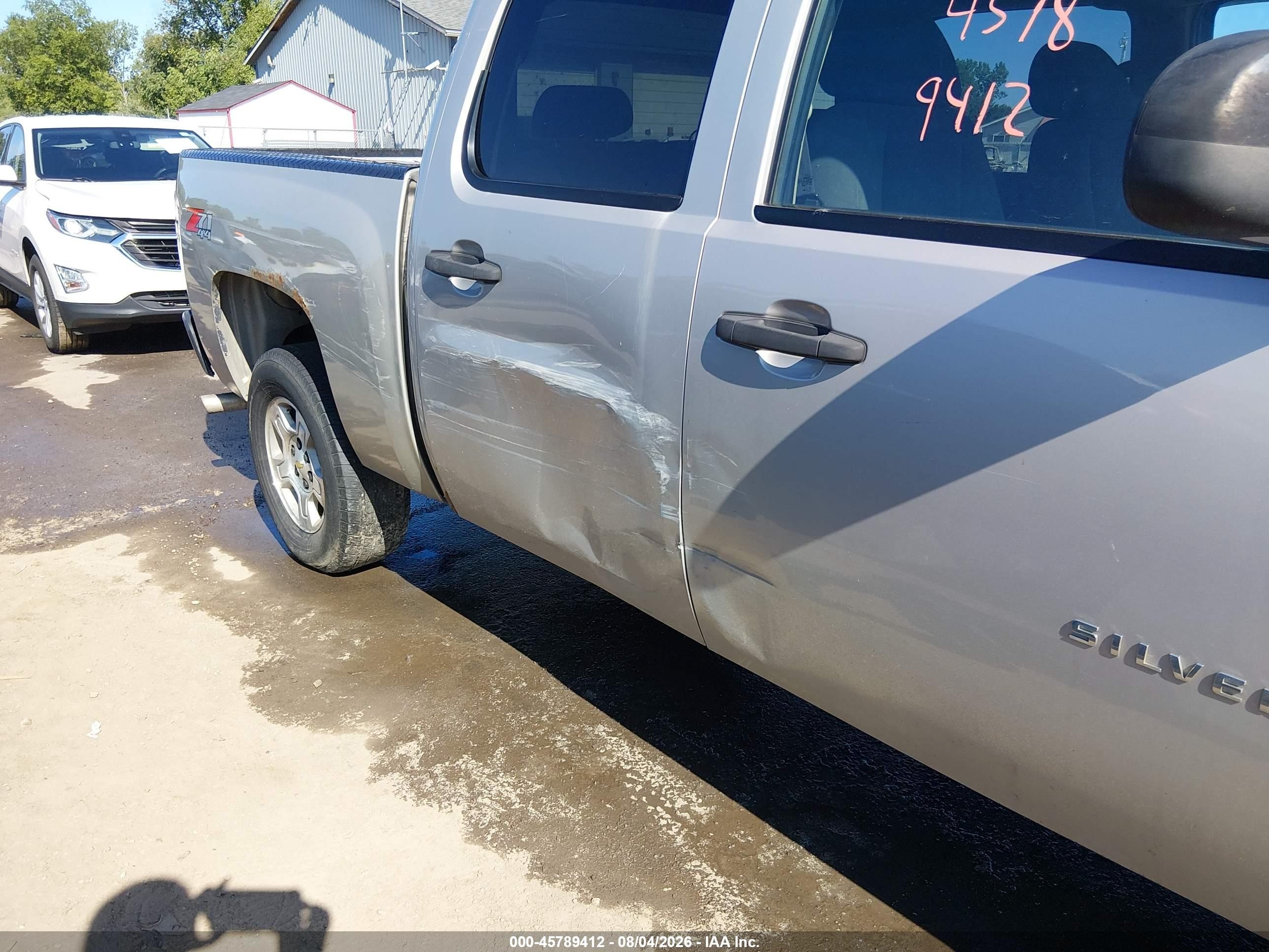 2007 Chevrolet Silverado 1500 Lt1 Silver vin: 2GCEK13C171652054