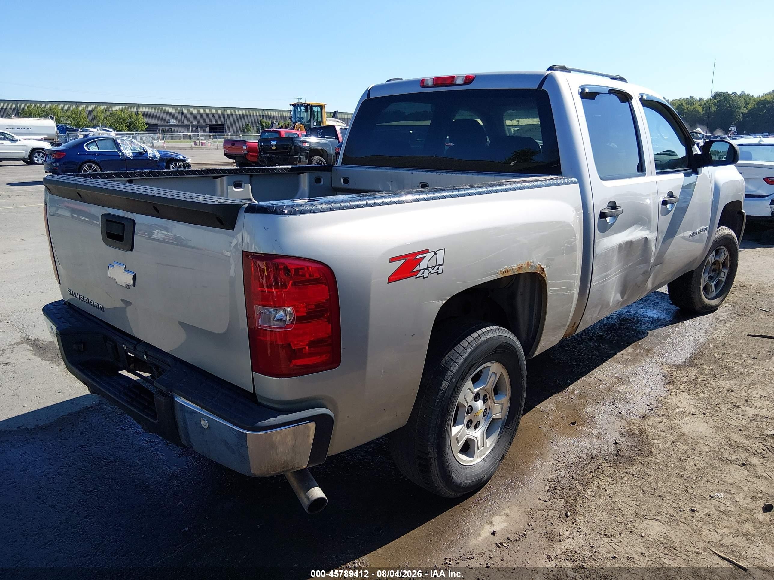 2007 Chevrolet Silverado 1500 Lt1 Silver vin: 2GCEK13C171652054