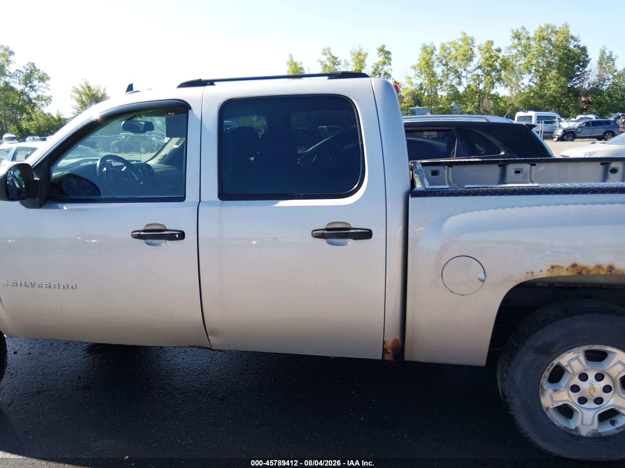 2007 Chevrolet Silverado 1500 Lt1 Silver vin: 2GCEK13C171652054