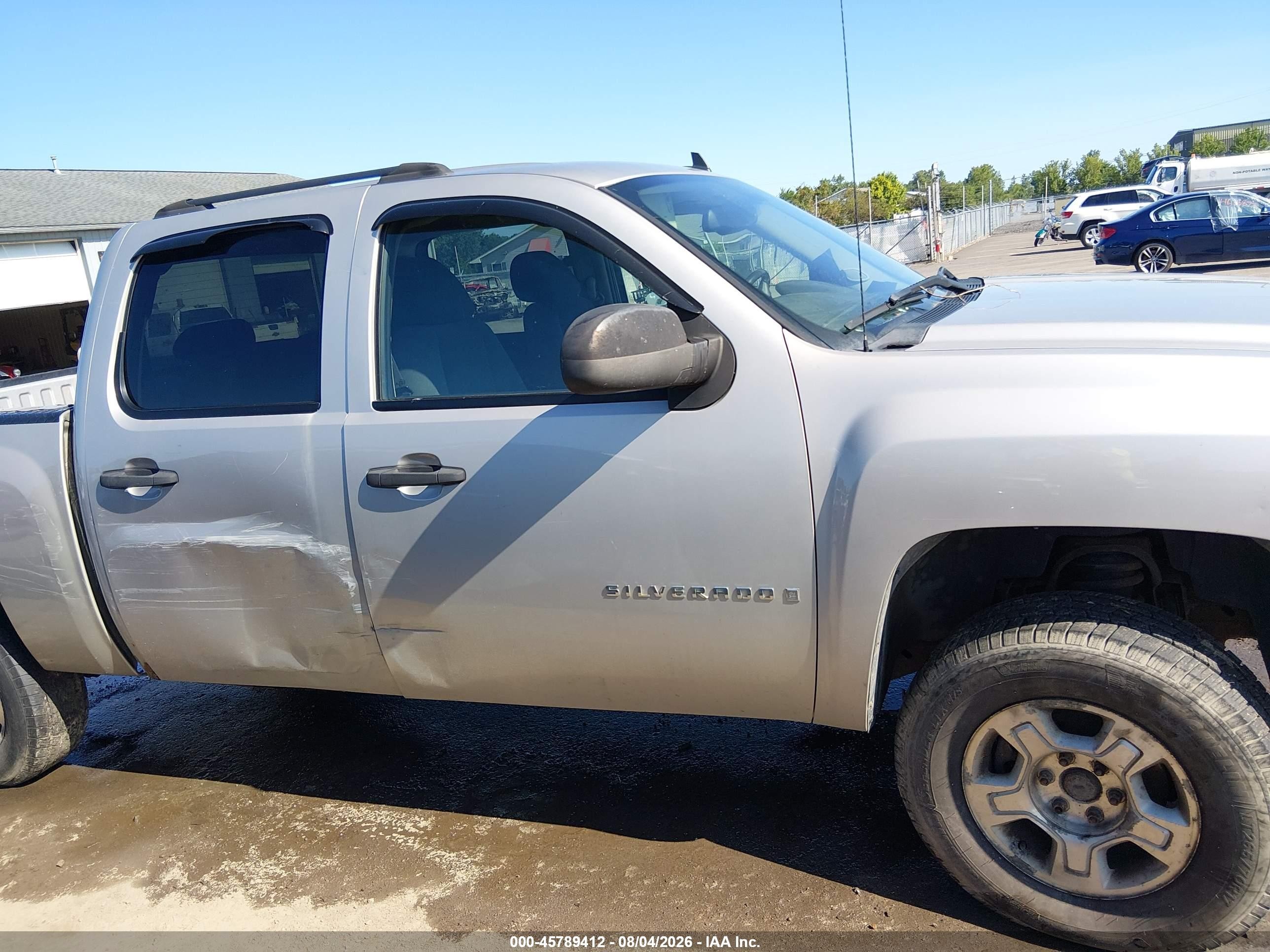 2007 Chevrolet Silverado 1500 Lt1 Silver vin: 2GCEK13C171652054