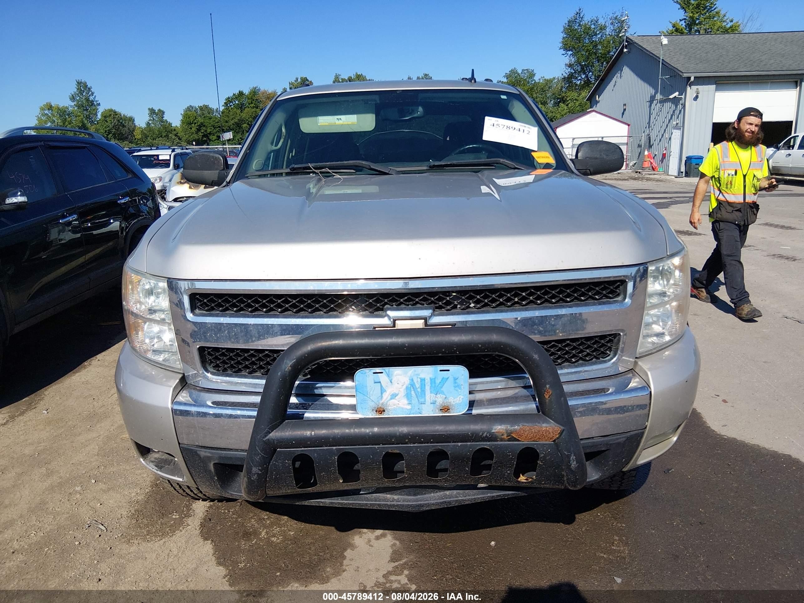 2007 Chevrolet Silverado 1500 Lt1 Silver vin: 2GCEK13C171652054