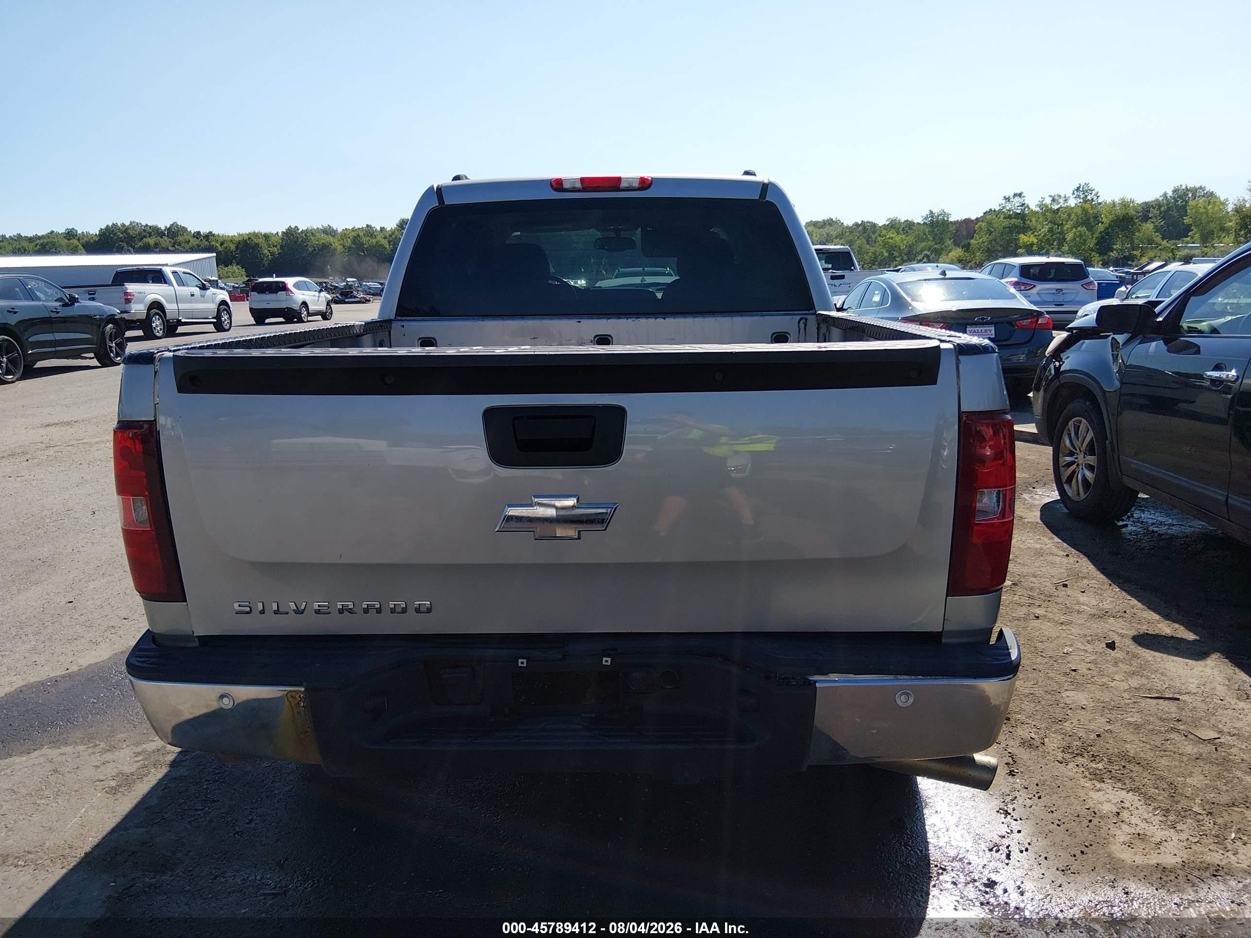 2007 Chevrolet Silverado 1500 Lt1 Silver vin: 2GCEK13C171652054