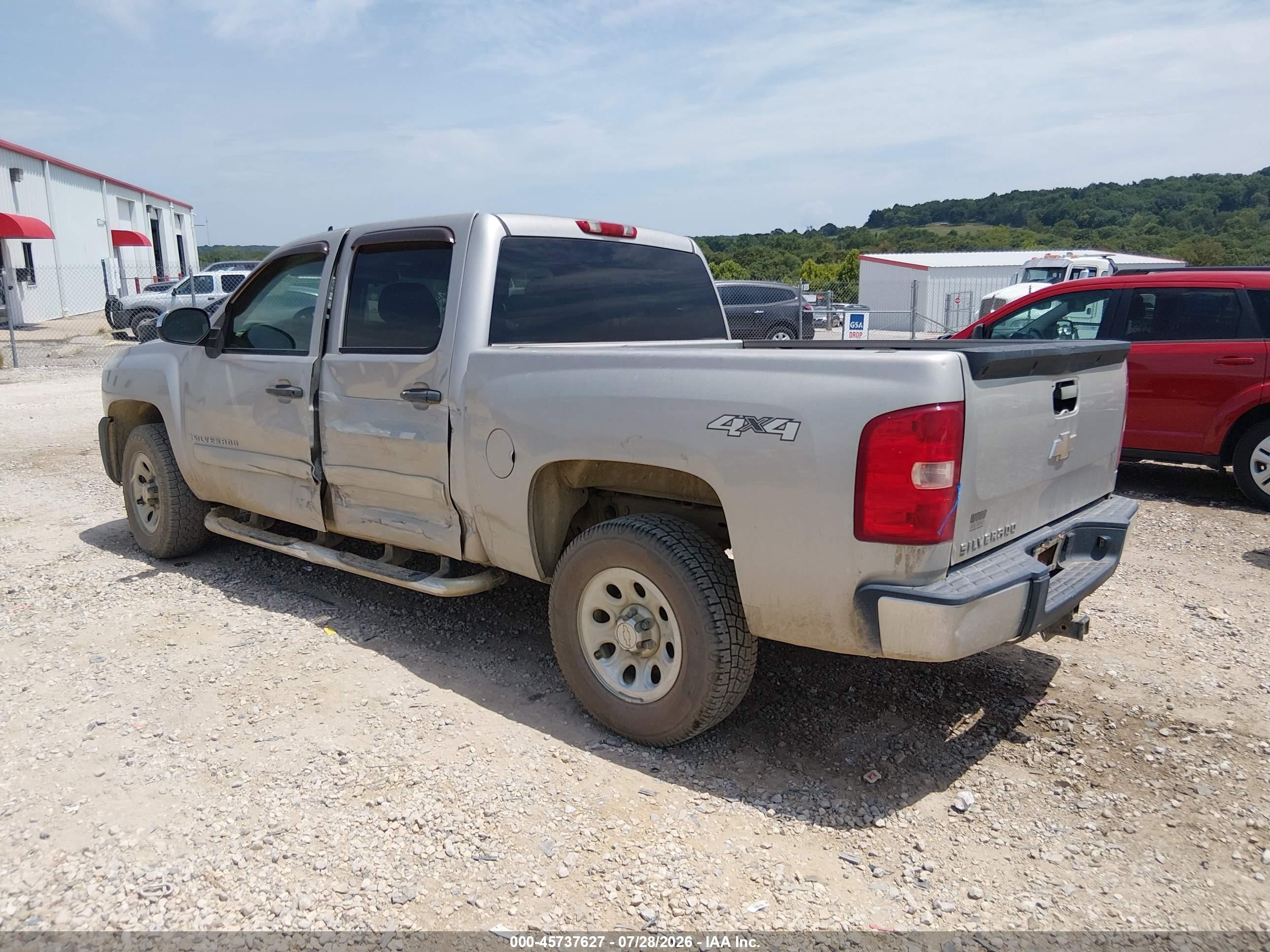 2008 Chevrolet Silverado 1500 Ls Silver vin: 2GCEK13C181147844