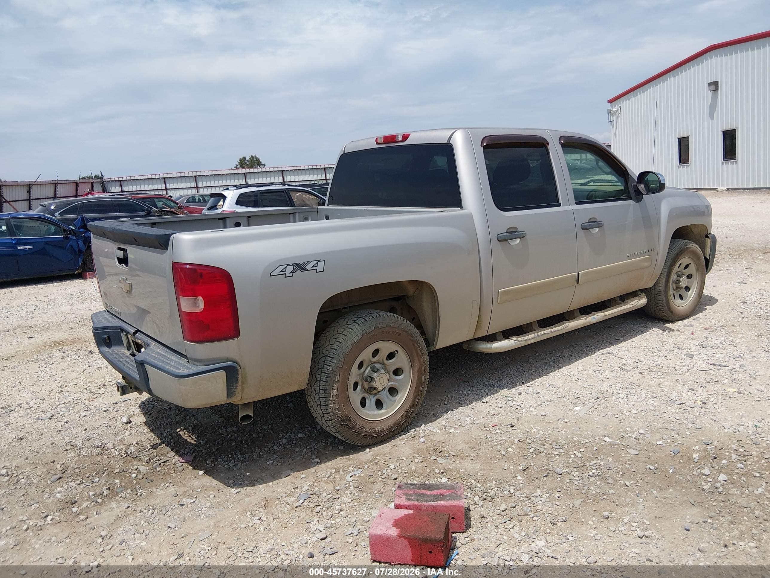 2008 Chevrolet Silverado 1500 Ls Silver vin: 2GCEK13C181147844