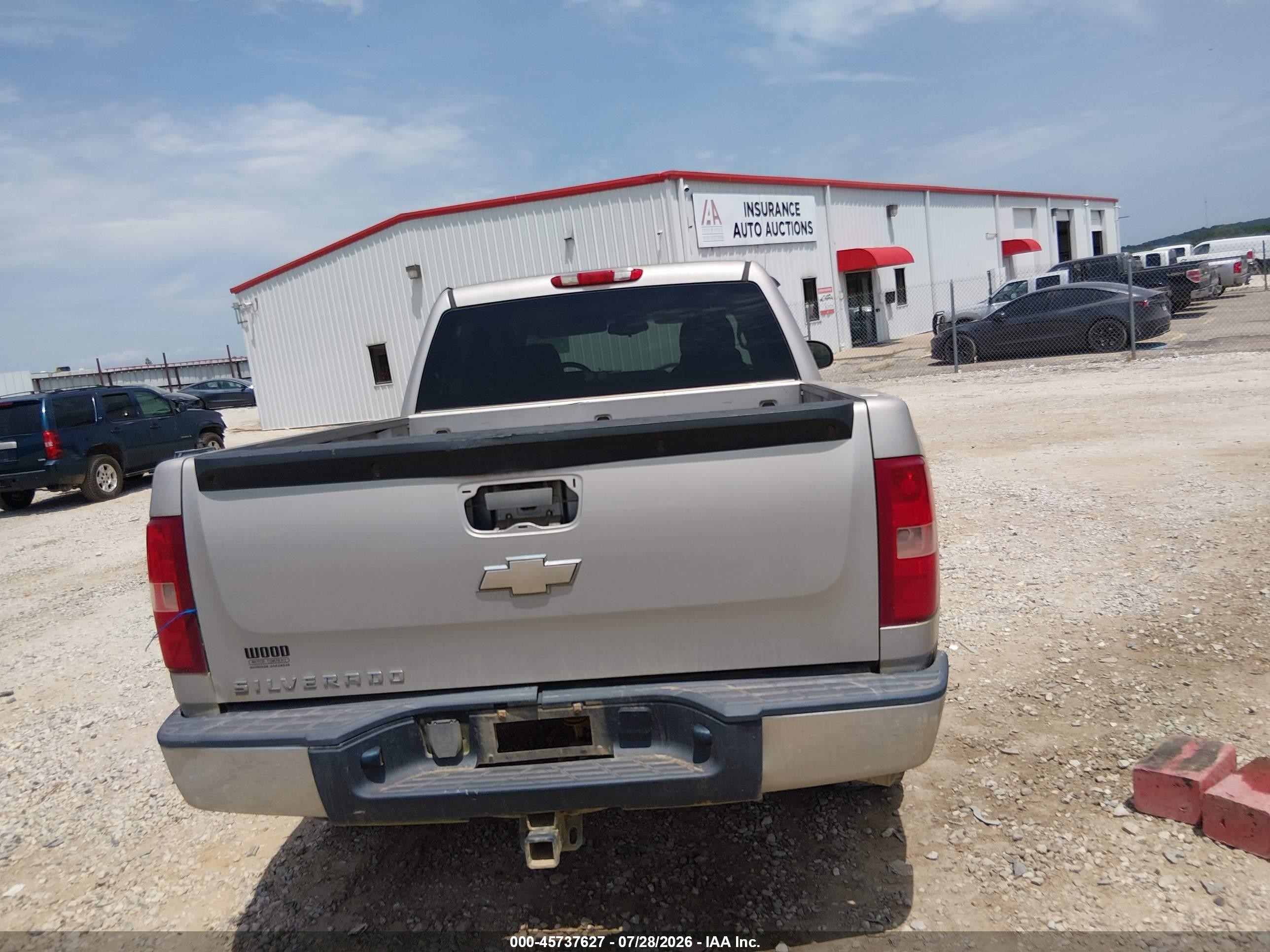 2008 Chevrolet Silverado 1500 Ls Silver vin: 2GCEK13C181147844