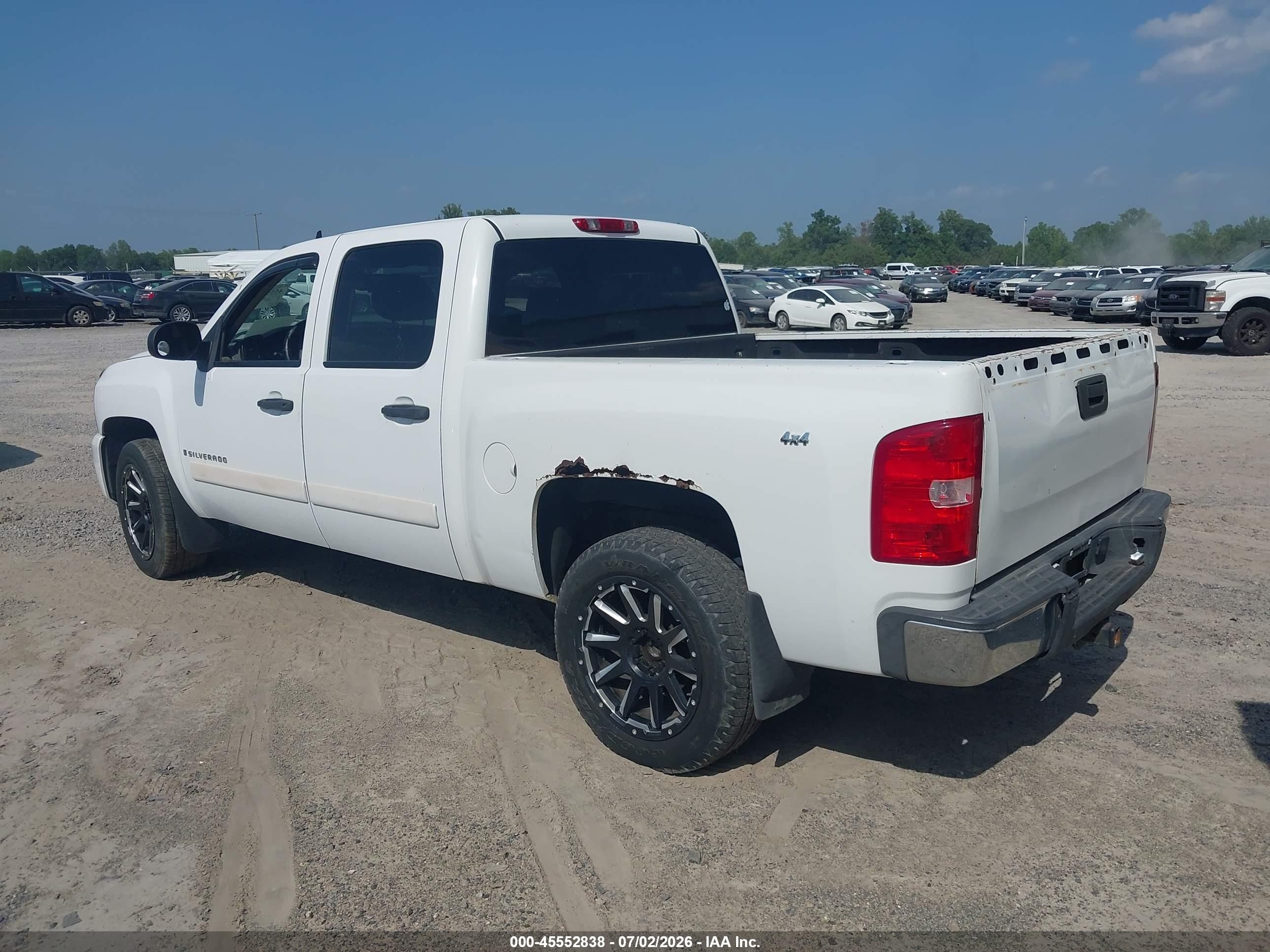 2008 Chevrolet Silverado 1500 Ls White vin: 2GCEK13C181158956
