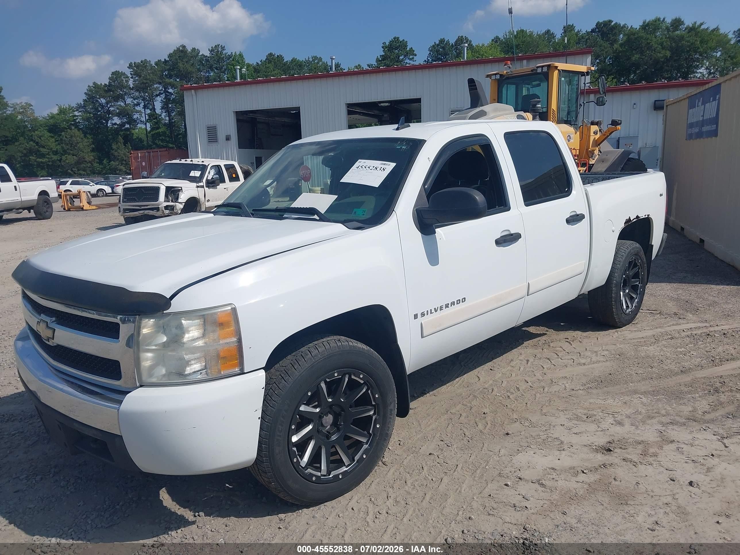 2008 Chevrolet Silverado 1500 Ls White vin: 2GCEK13C181158956