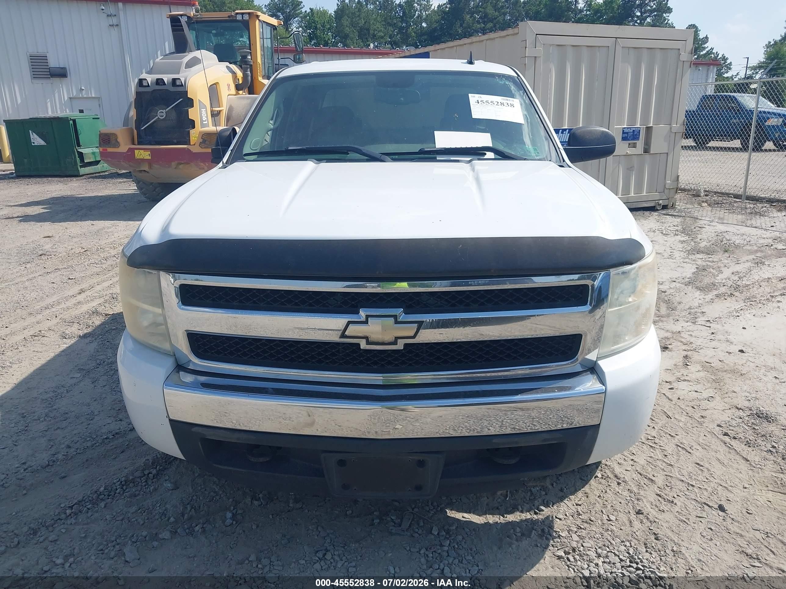 2008 Chevrolet Silverado 1500 Ls White vin: 2GCEK13C181158956