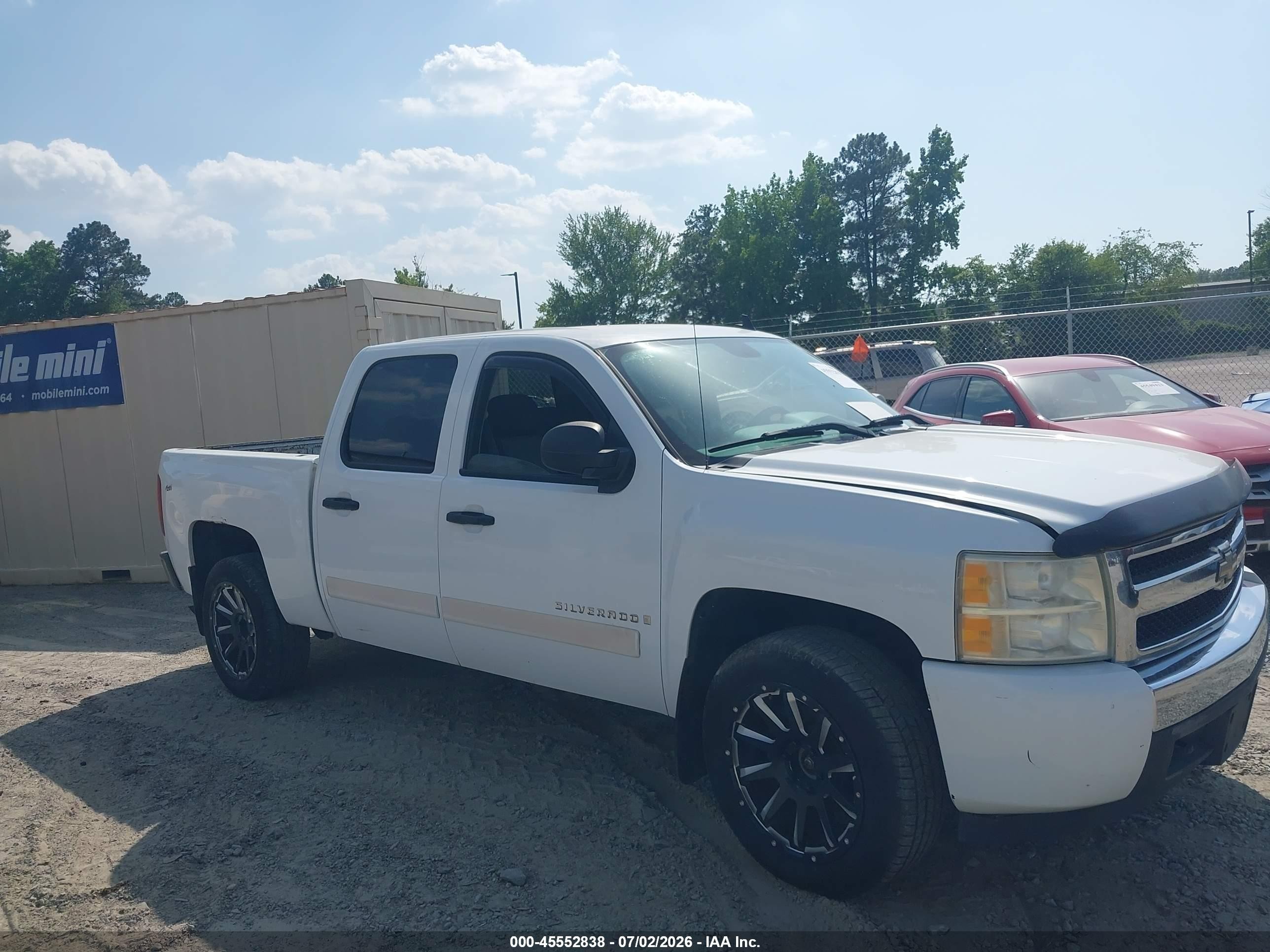 2008 Chevrolet Silverado 1500 Ls White vin: 2GCEK13C181158956