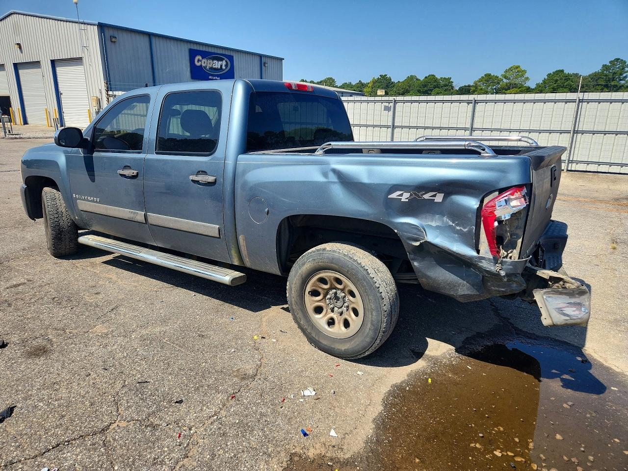 2008 Chevrolet Silverado Blue vin: 2GCEK13C281115758