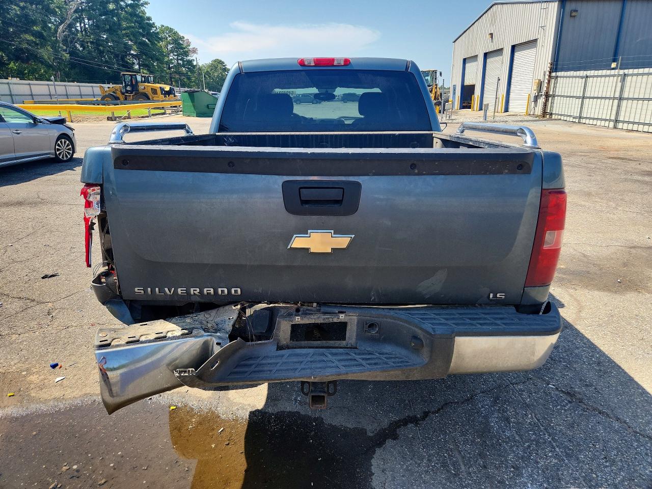 2008 Chevrolet Silverado Blue vin: 2GCEK13C281115758