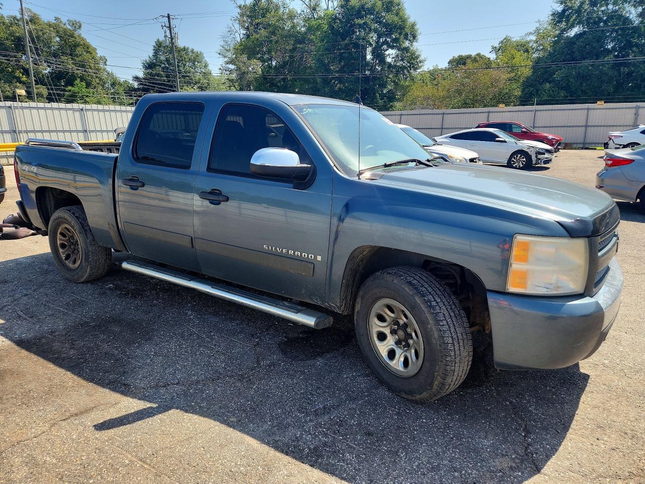2008 Chevrolet Silverado Blue vin: 2GCEK13C281115758