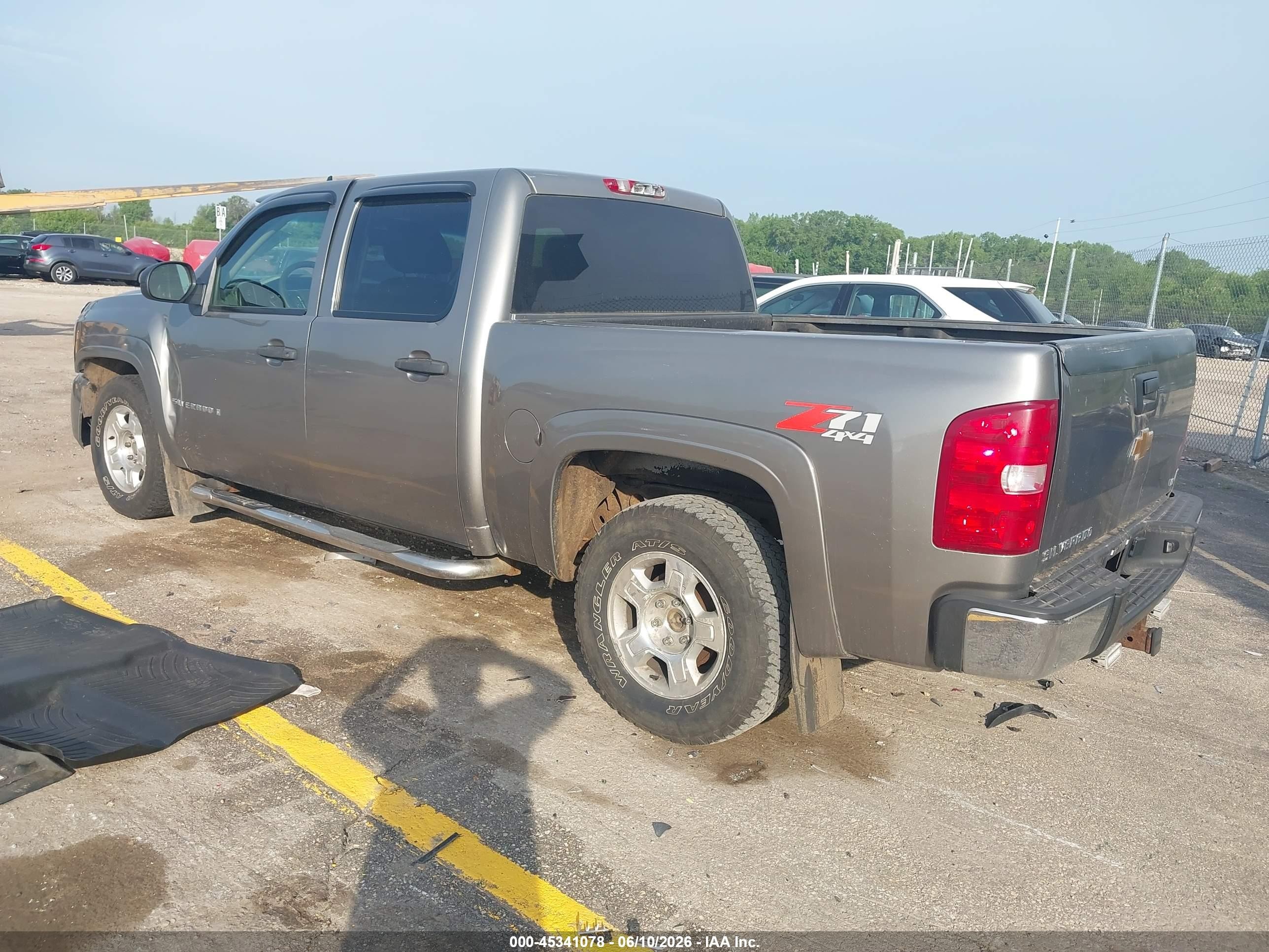 2007 Chevrolet Silverado 1500 Ls Gray vin: 2GCEK13C371732861