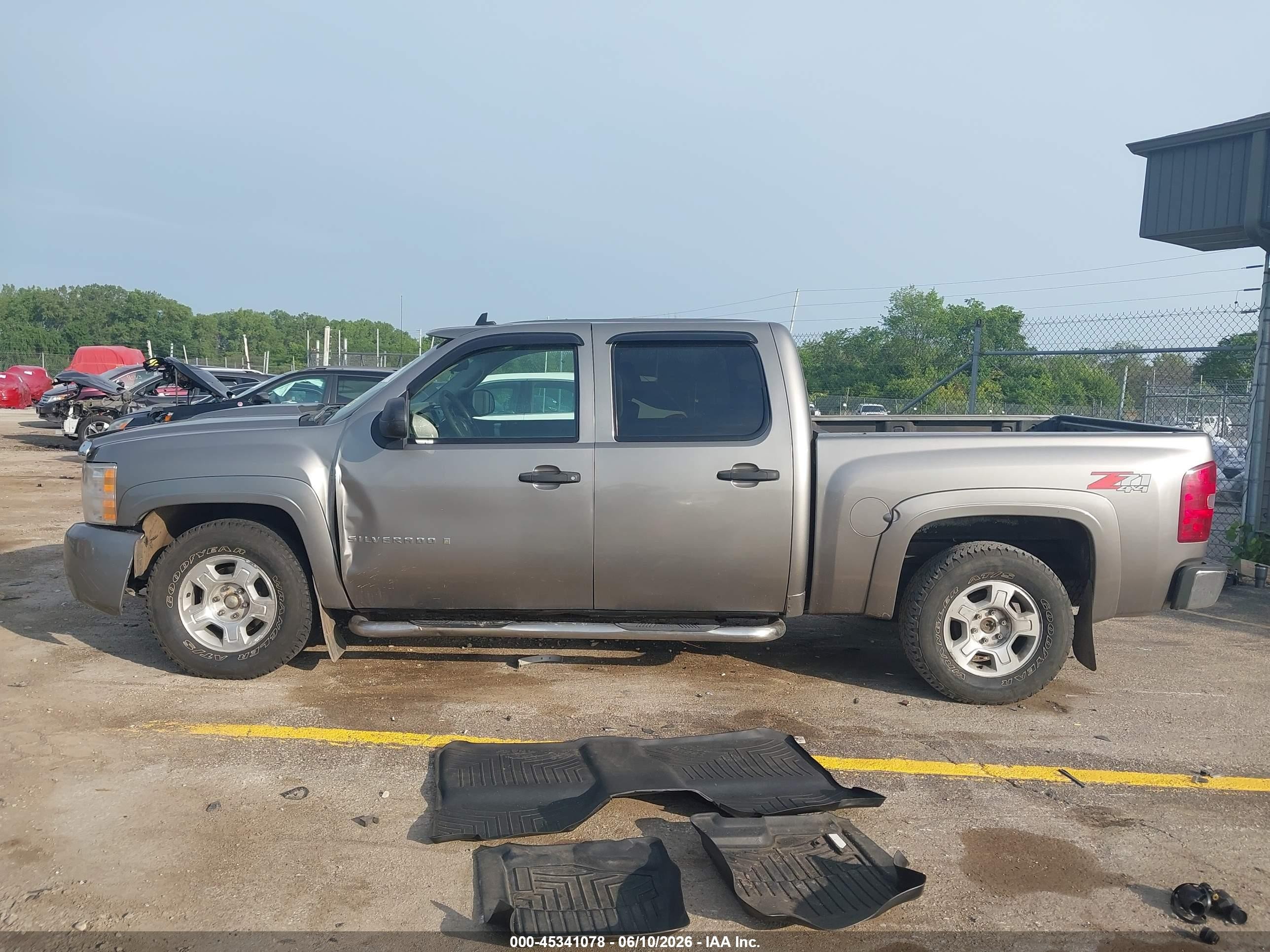 2007 Chevrolet Silverado 1500 Ls Gray vin: 2GCEK13C371732861