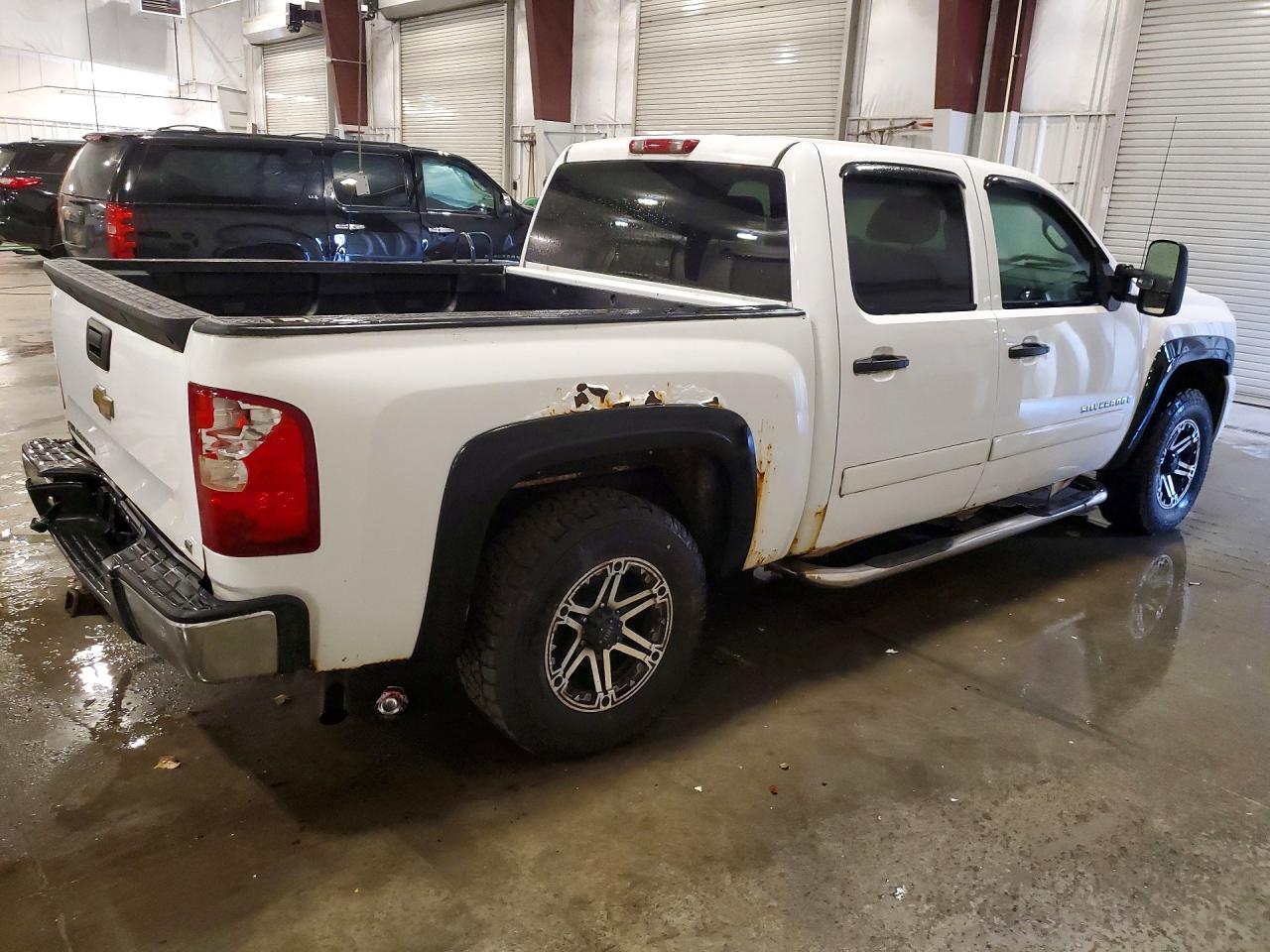 2008 Chevrolet Silverado K1500 White vin: 2GCEK13C481206661