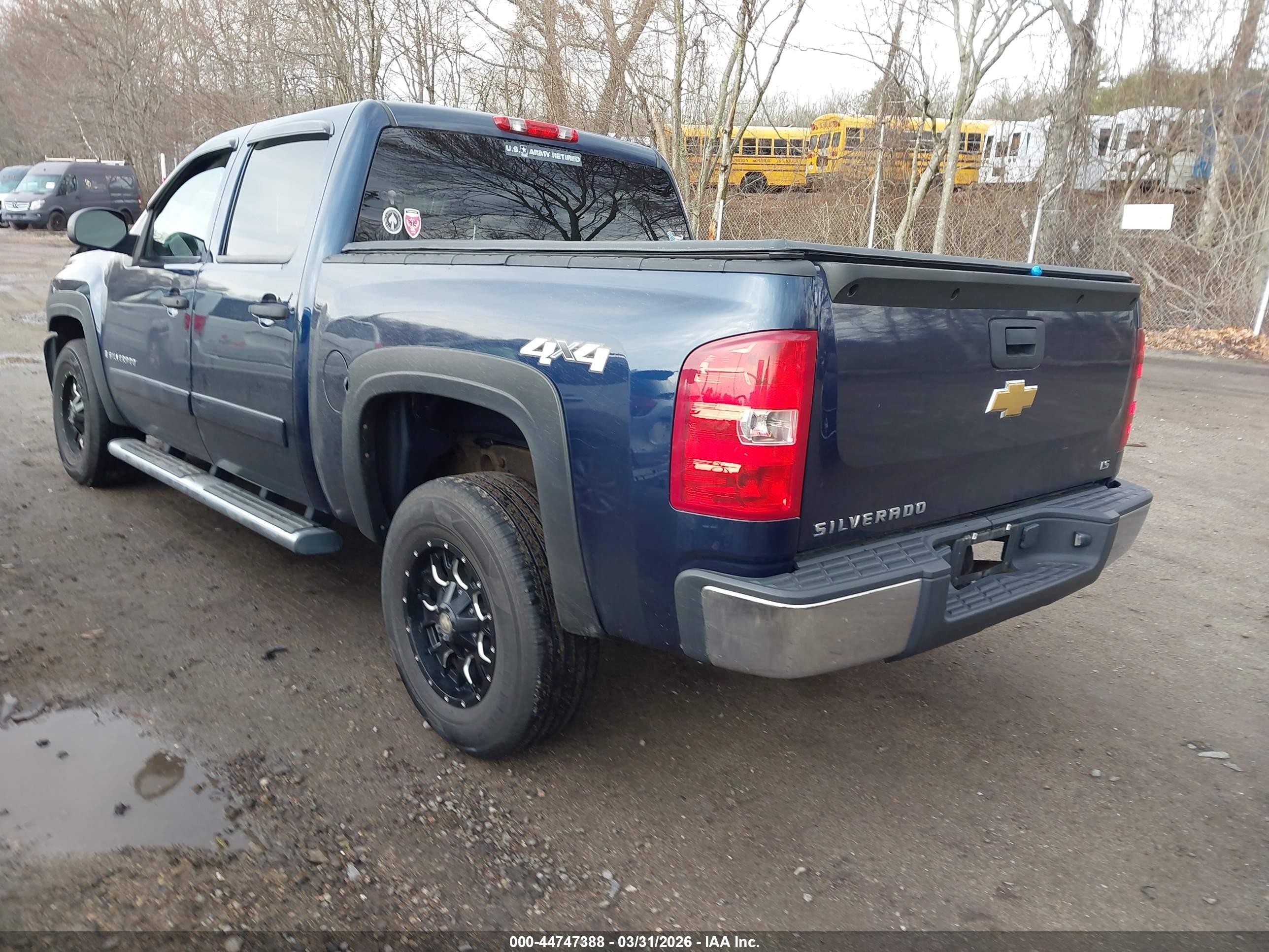 2007 Chevrolet Silverado 1500 Ls Blue vin: 2GCEK13C671719294