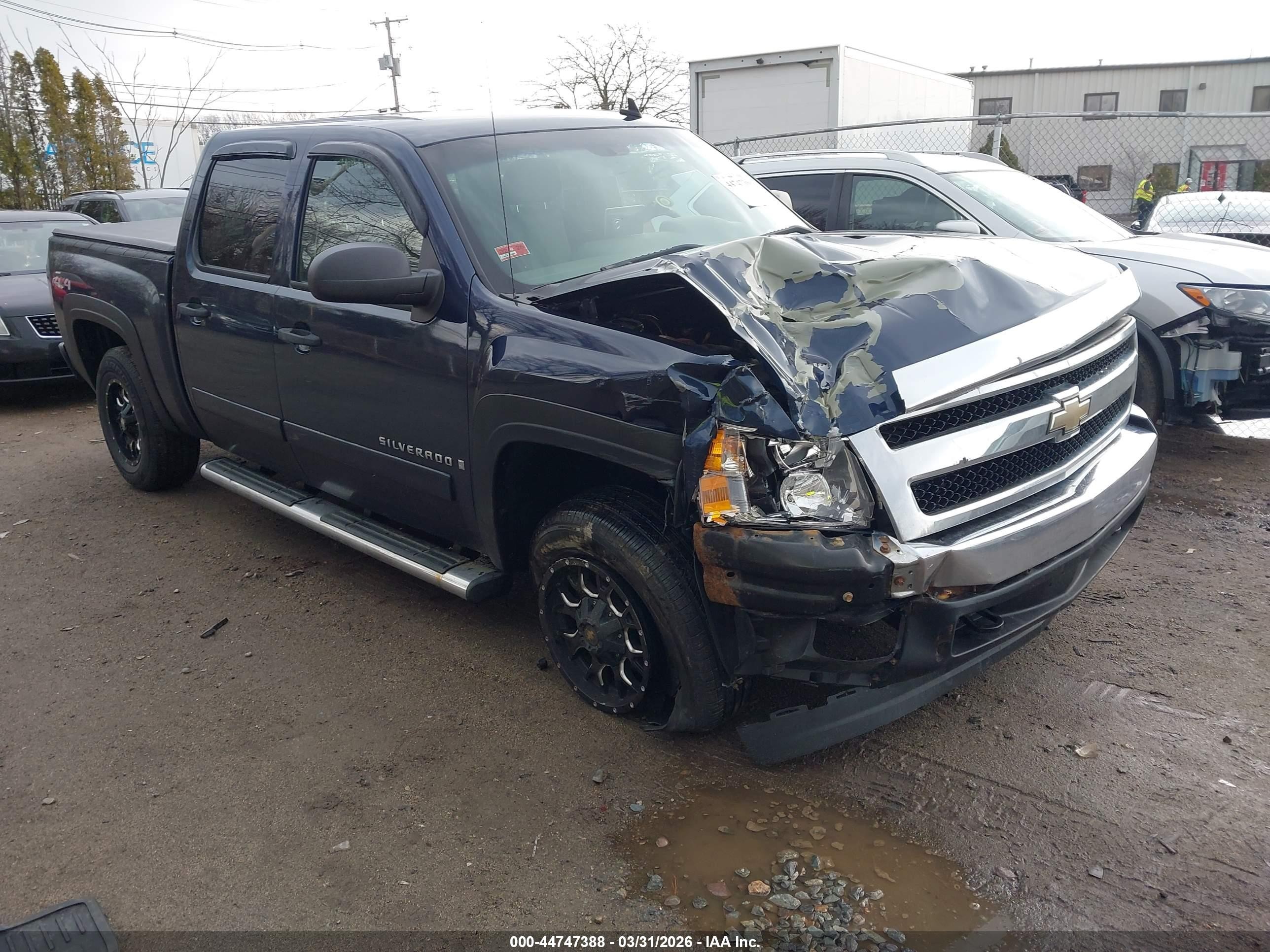 2007 Chevrolet Silverado 1500 Ls Blue vin: 2GCEK13C671719294