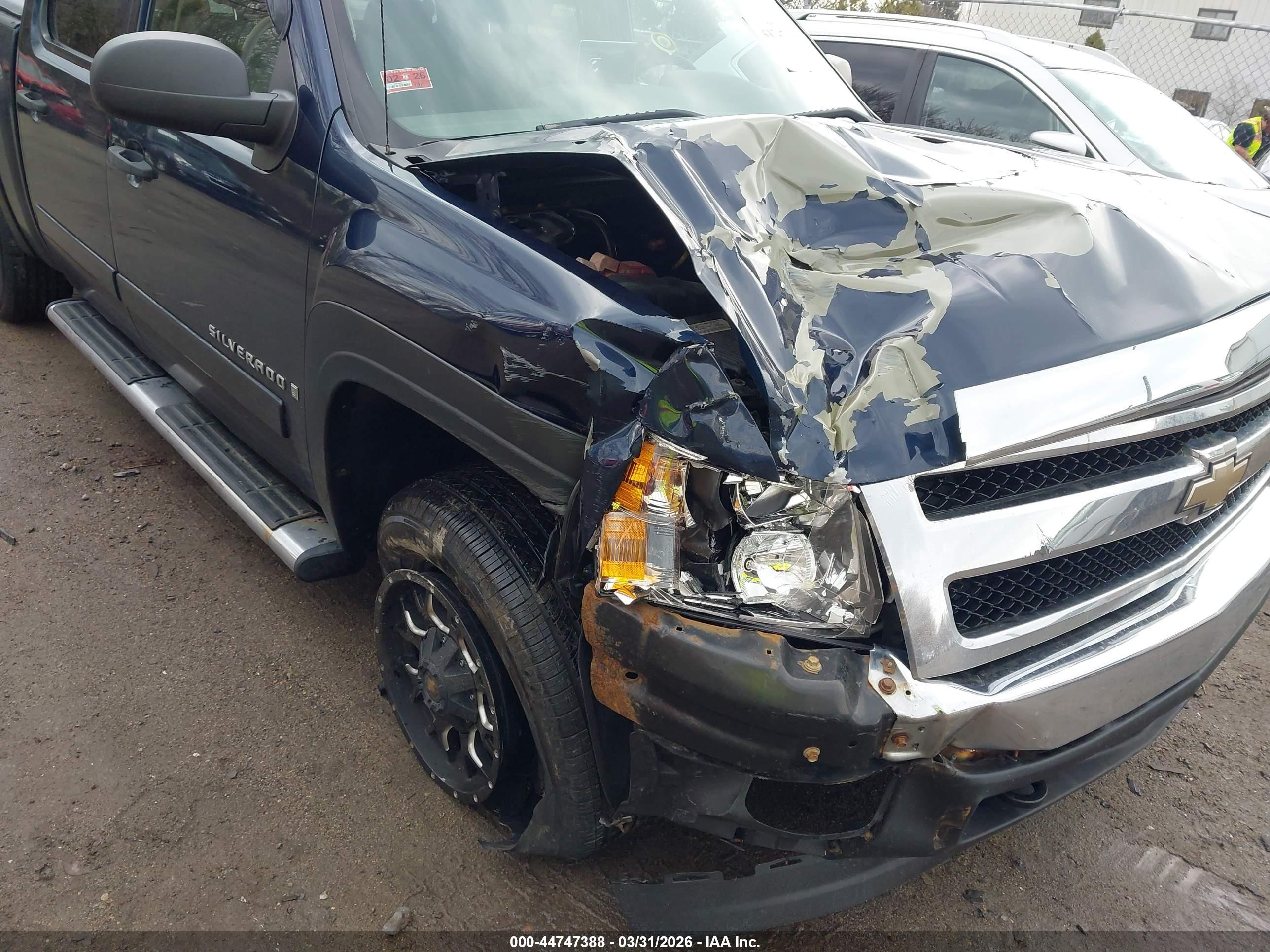 2007 Chevrolet Silverado 1500 Ls Blue vin: 2GCEK13C671719294