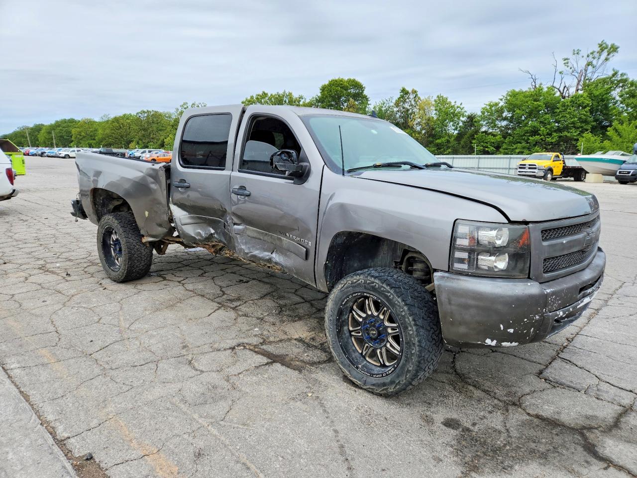 2008 Chevrolet Silverado K1500 Gray vin: 2GCEK13C781132314