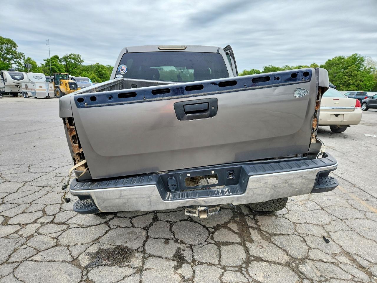 2008 Chevrolet Silverado K1500 Gray vin: 2GCEK13C781132314