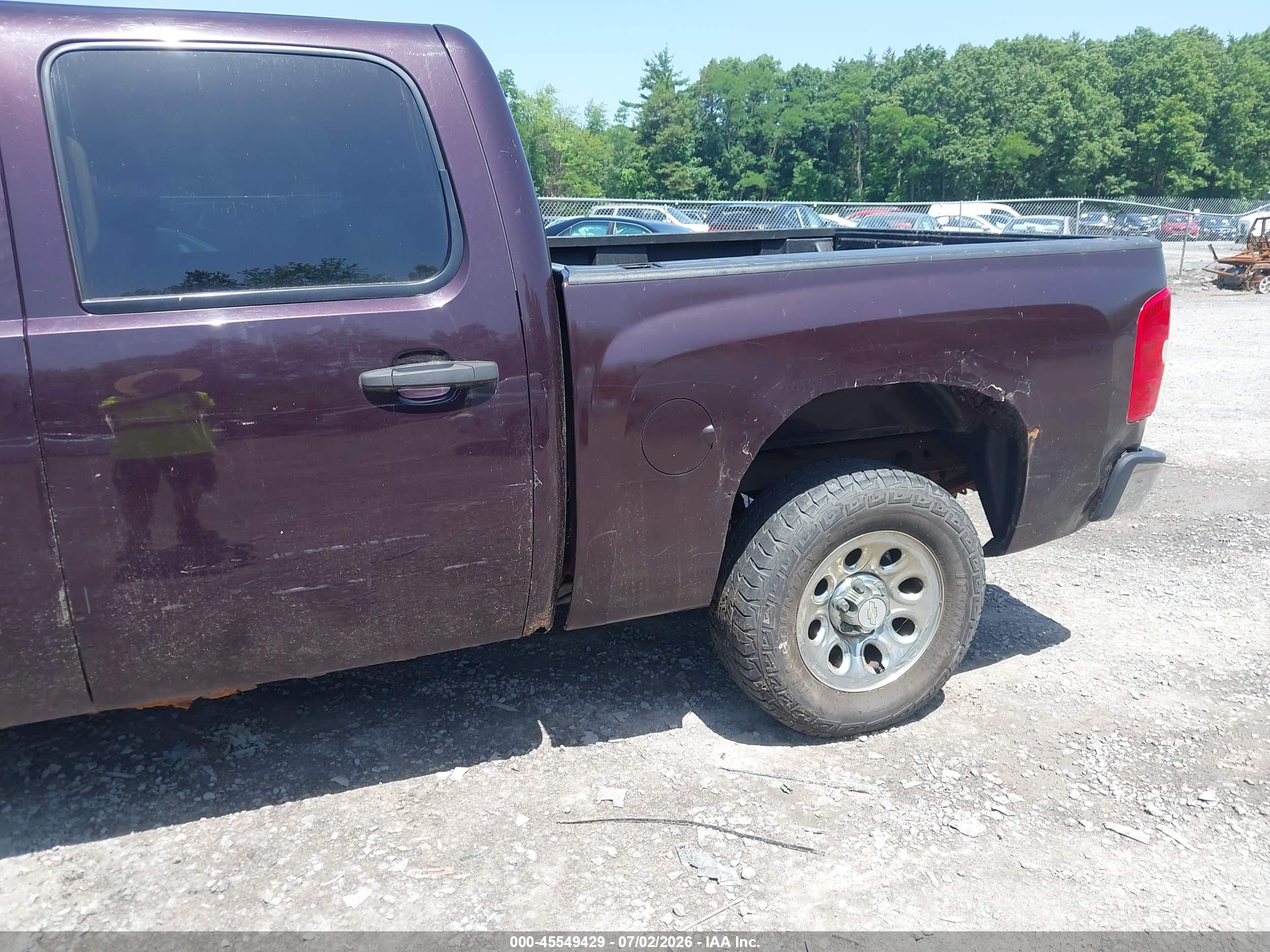 2009 Chevrolet Silverado 1500 Ls Темно-бордовый vin: 2GCEK13C791111822
