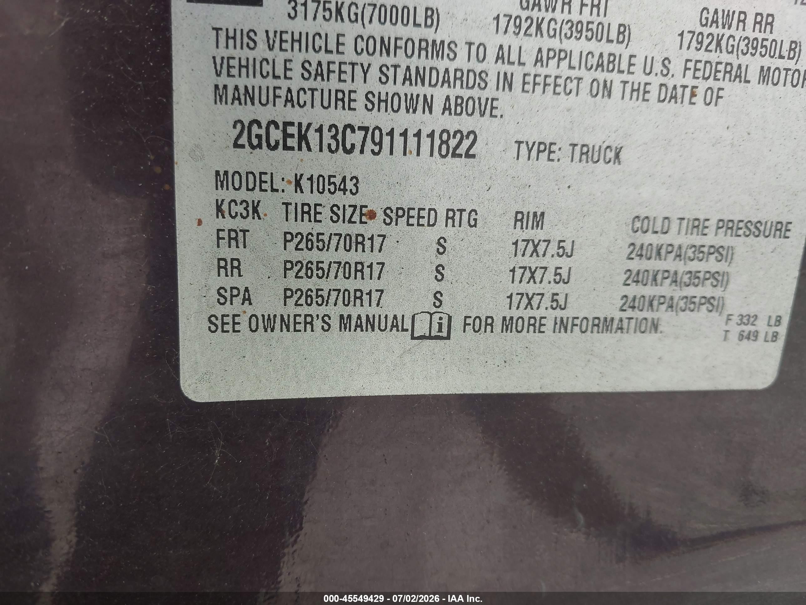 2009 Chevrolet Silverado 1500 Ls Темно-бордовый vin: 2GCEK13C791111822