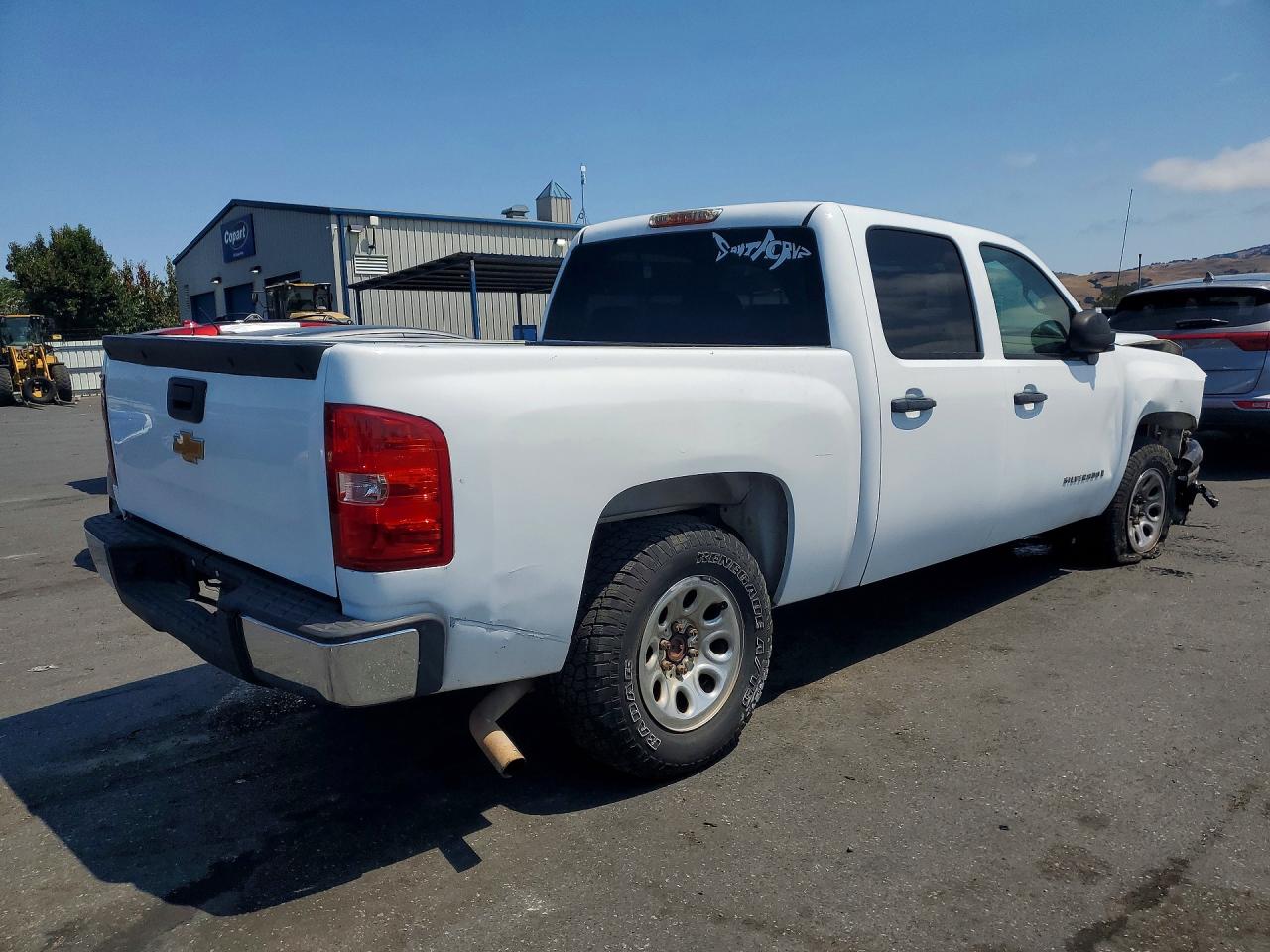 2008 Chevrolet Silverado K1500 White vin: 2GCEK13C881211488