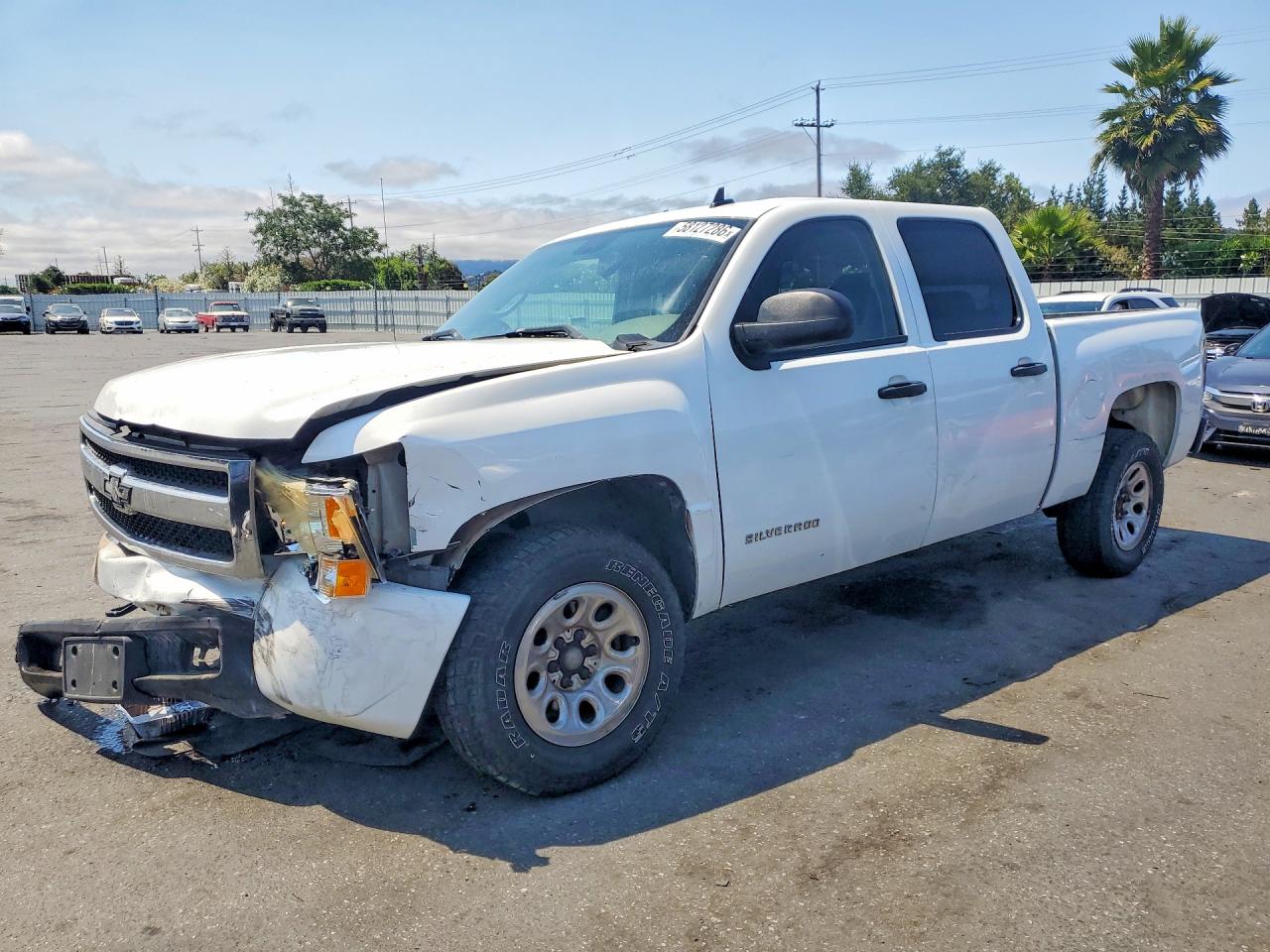 2008 Chevrolet Silverado K1500 White vin: 2GCEK13C881211488