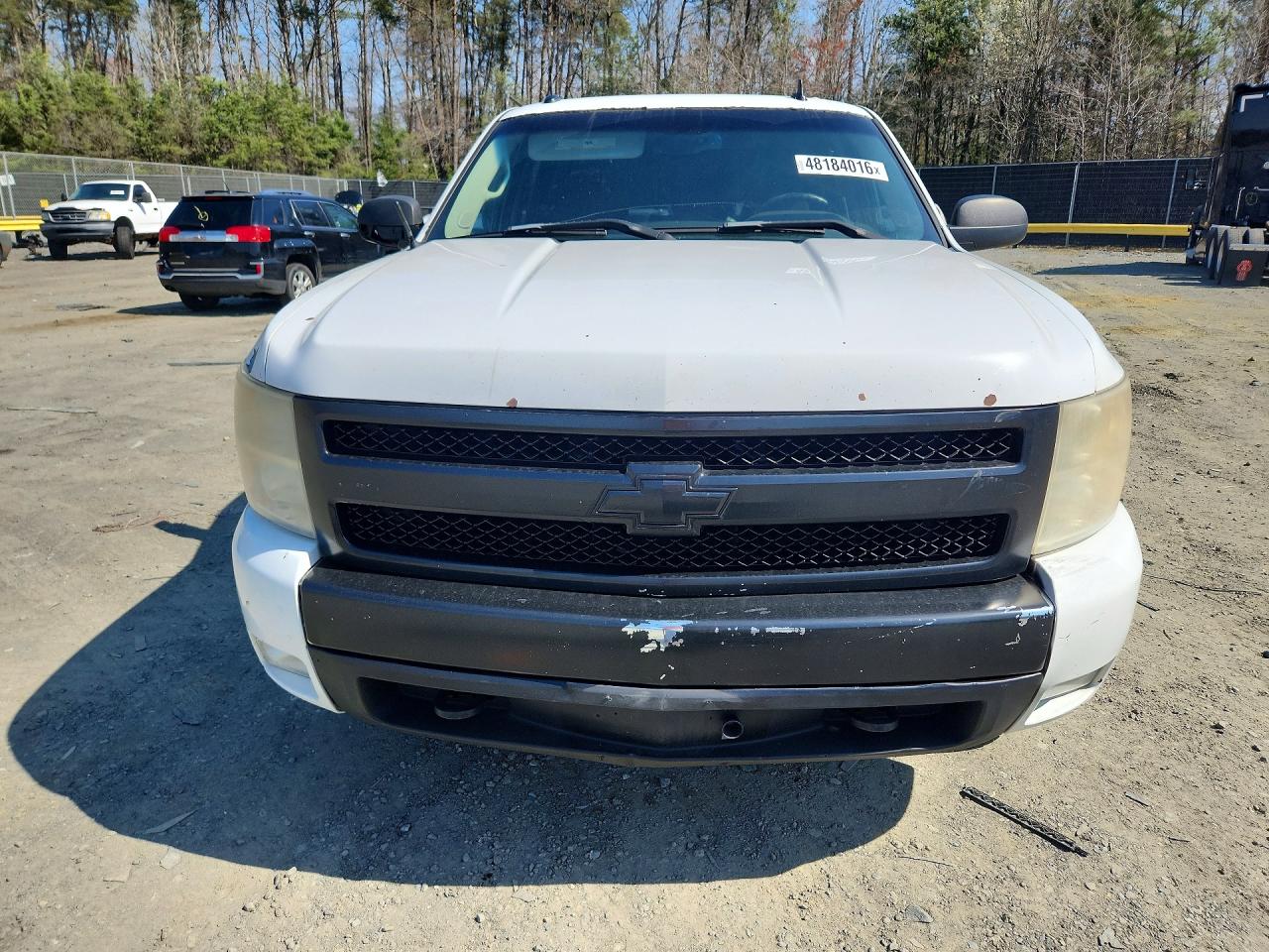 2007 Chevrolet Silverado K1500 Crew Cab Белый vin: 2GCEK13C971535225