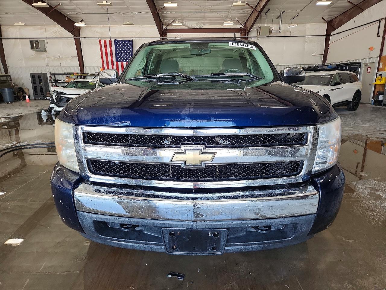 2008 Chevrolet Silverado K1500 Blue vin: 2GCEK13J381247507