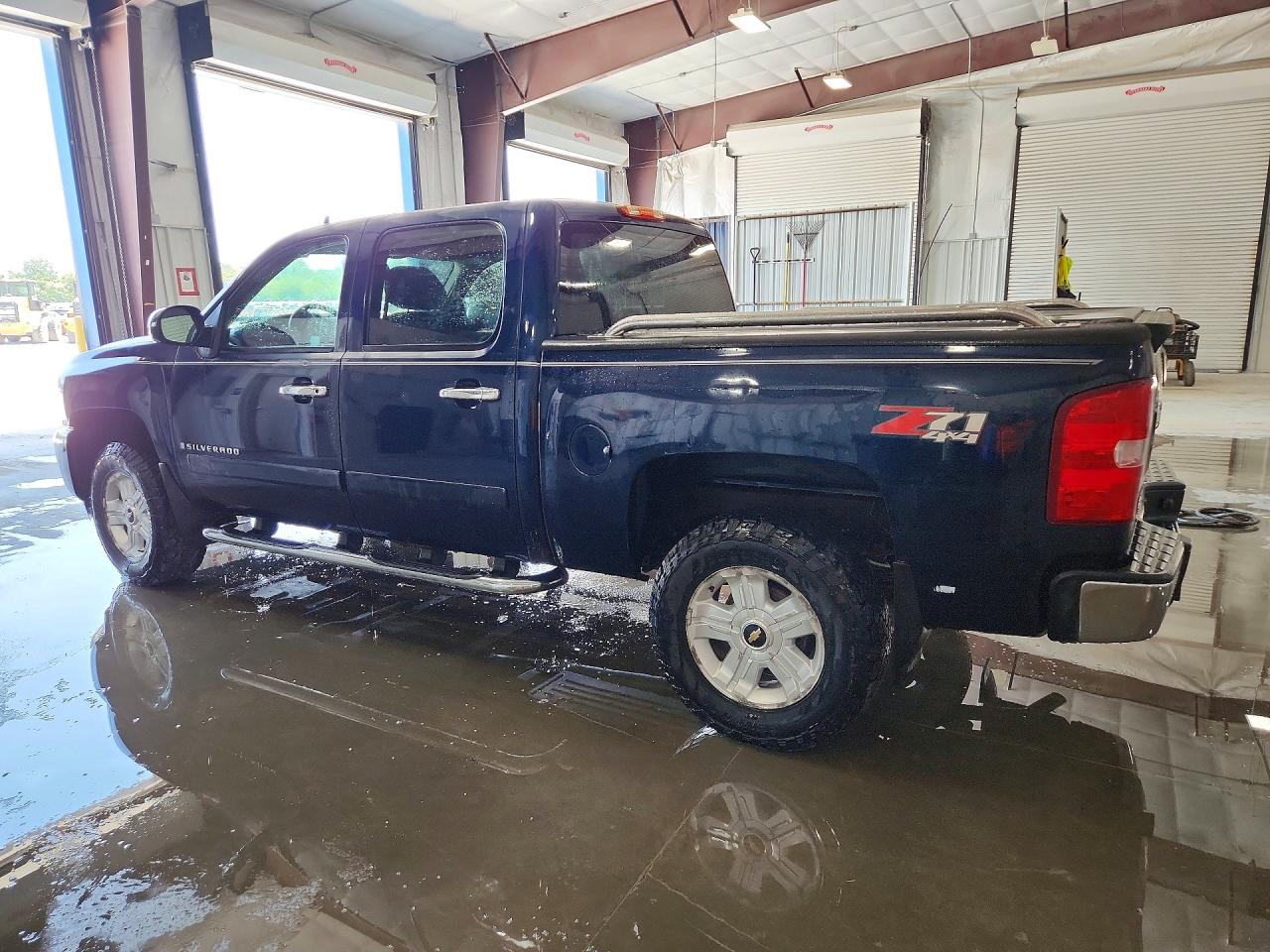 2008 Chevrolet Silverado K1500 Blue vin: 2GCEK13J381247507