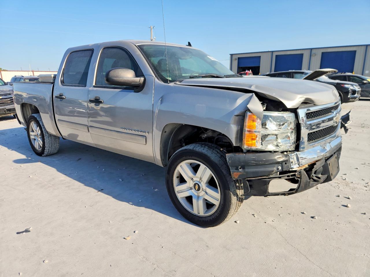 2008 Chevrolet Silverado K1500 Silver vin: 2GCEK13J881329247