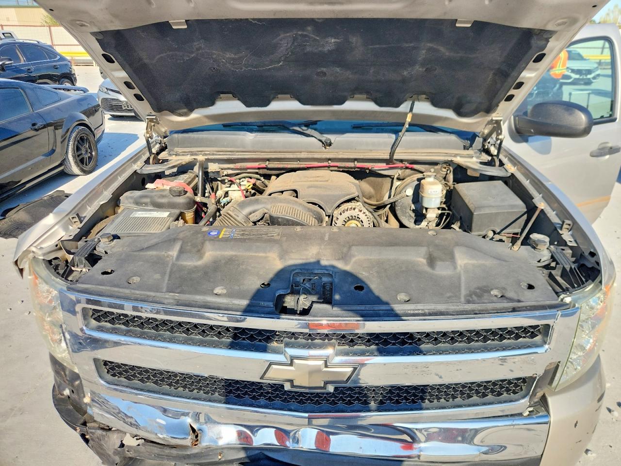 2008 Chevrolet Silverado K1500 Silver vin: 2GCEK13J881329247
