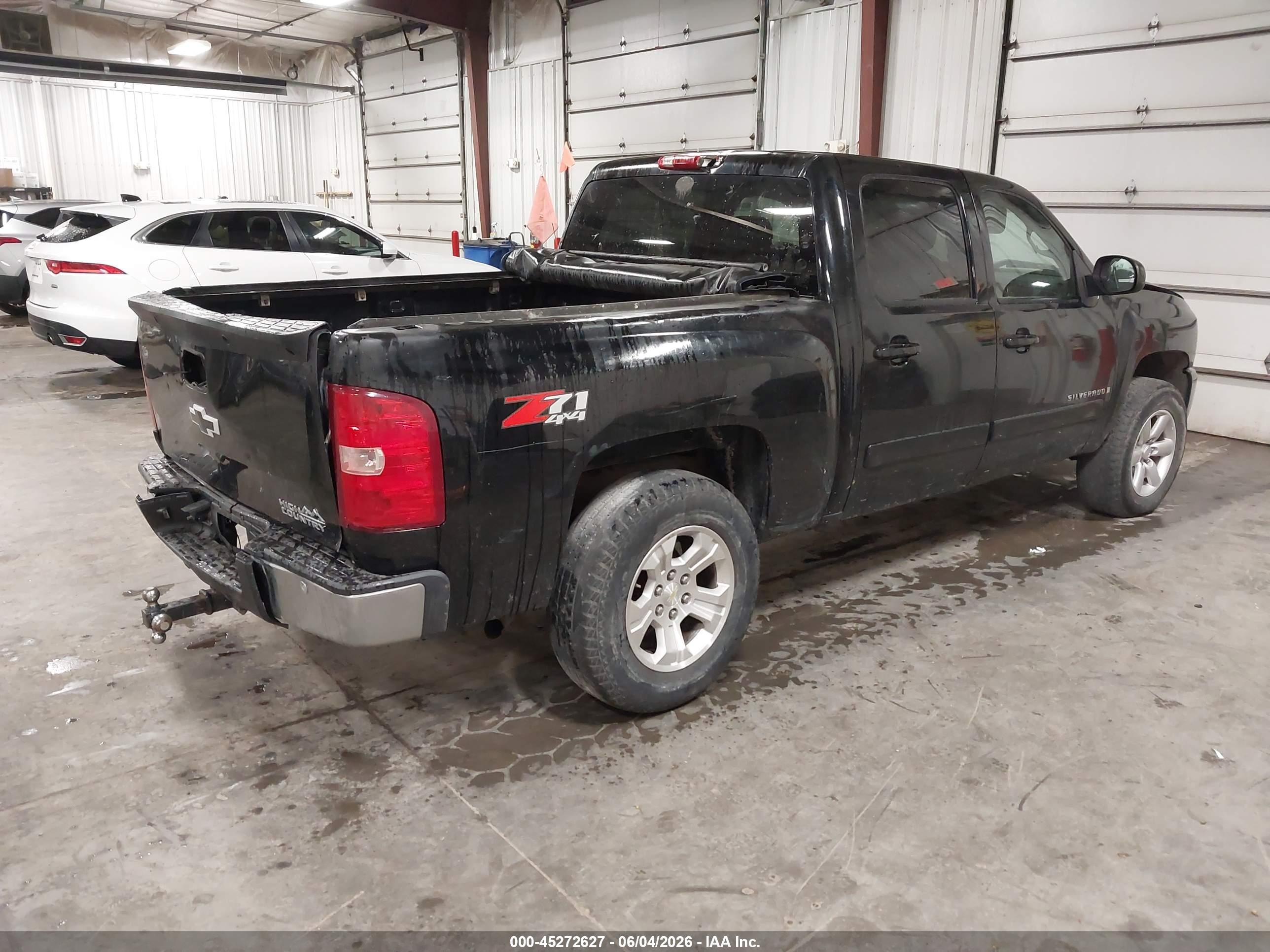 2007 Chevrolet Silverado 1500 Ltz Black vin: 2GCEK13M071503188